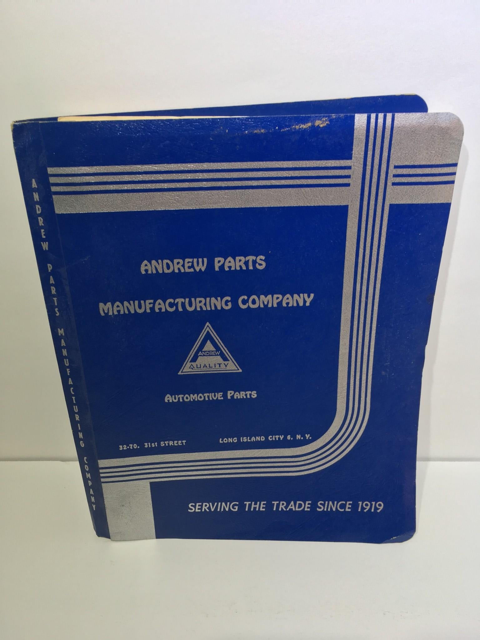 Andrew Parts Manufacturing Company - Automotive Parts Magazine/Catalog