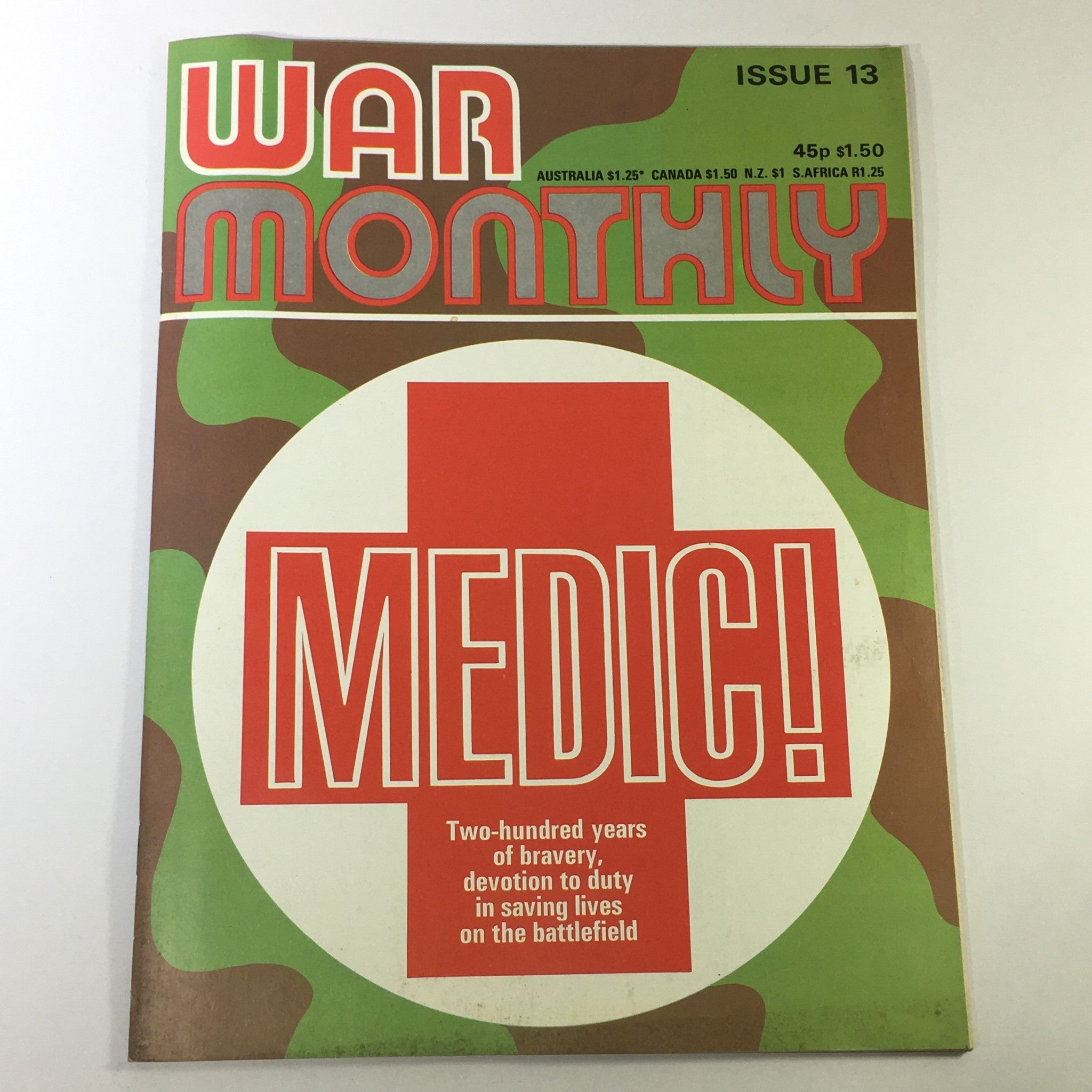 VTG War Monthly Magazine Issue 13 April 1975 - Santa Cruz 1942 / Messines 1917