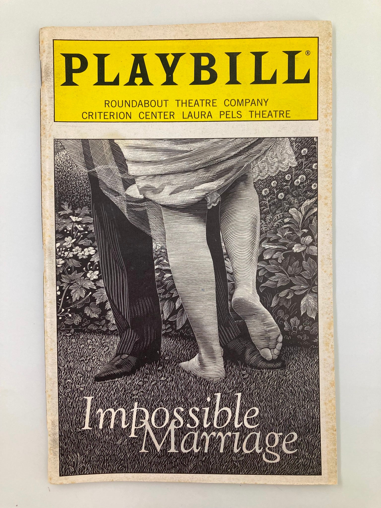 1998 Playbill Criterion Center Laura Pels Theatre Impossible Marriage