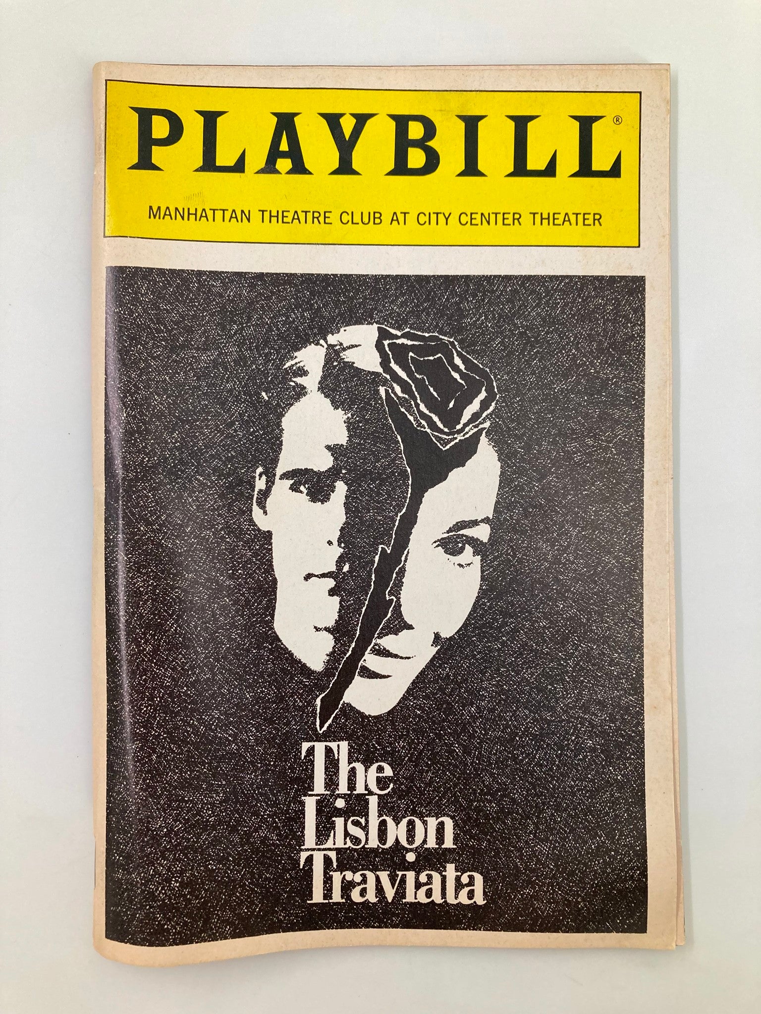 1989 Playbill Manhattan Theatre Club Dan Butler in The Lisbon Traviata