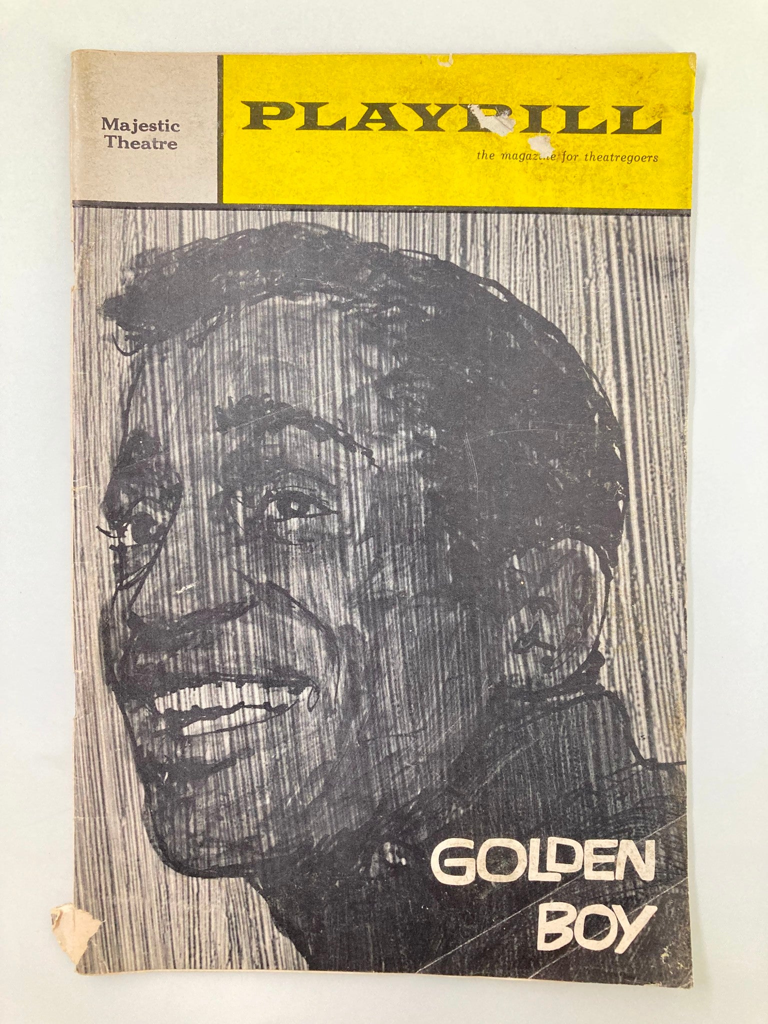 1965 Playbill Majestic Theatre Sammy Davis in The New Musical Golden Boy