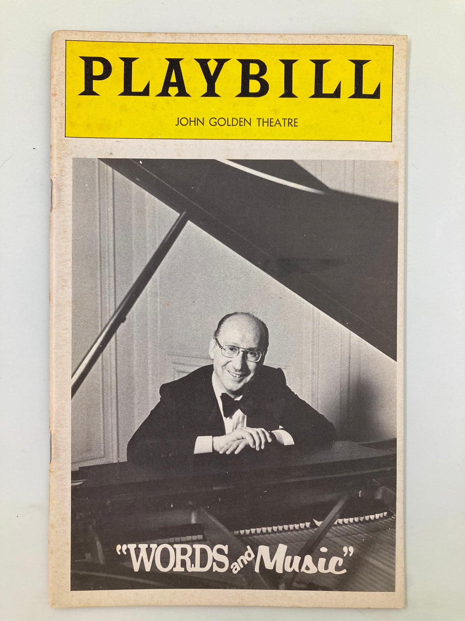 1974 Playbill John Golden Theatre Kelly Garrett, Jon Peck in Words and Music