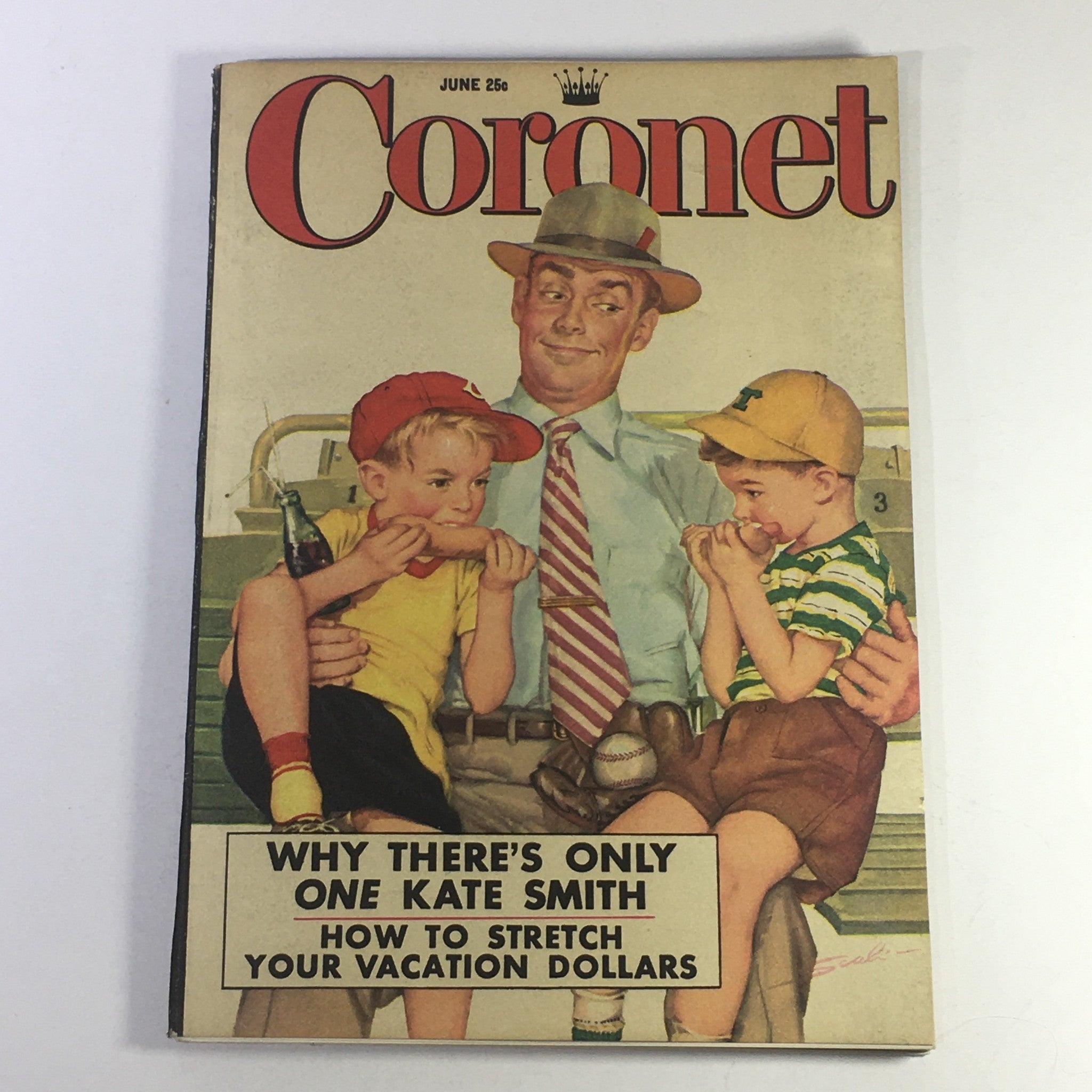 VTG Coronet Magazine June 1952 - Kate Smith / Stretch Your Vacation Dollars