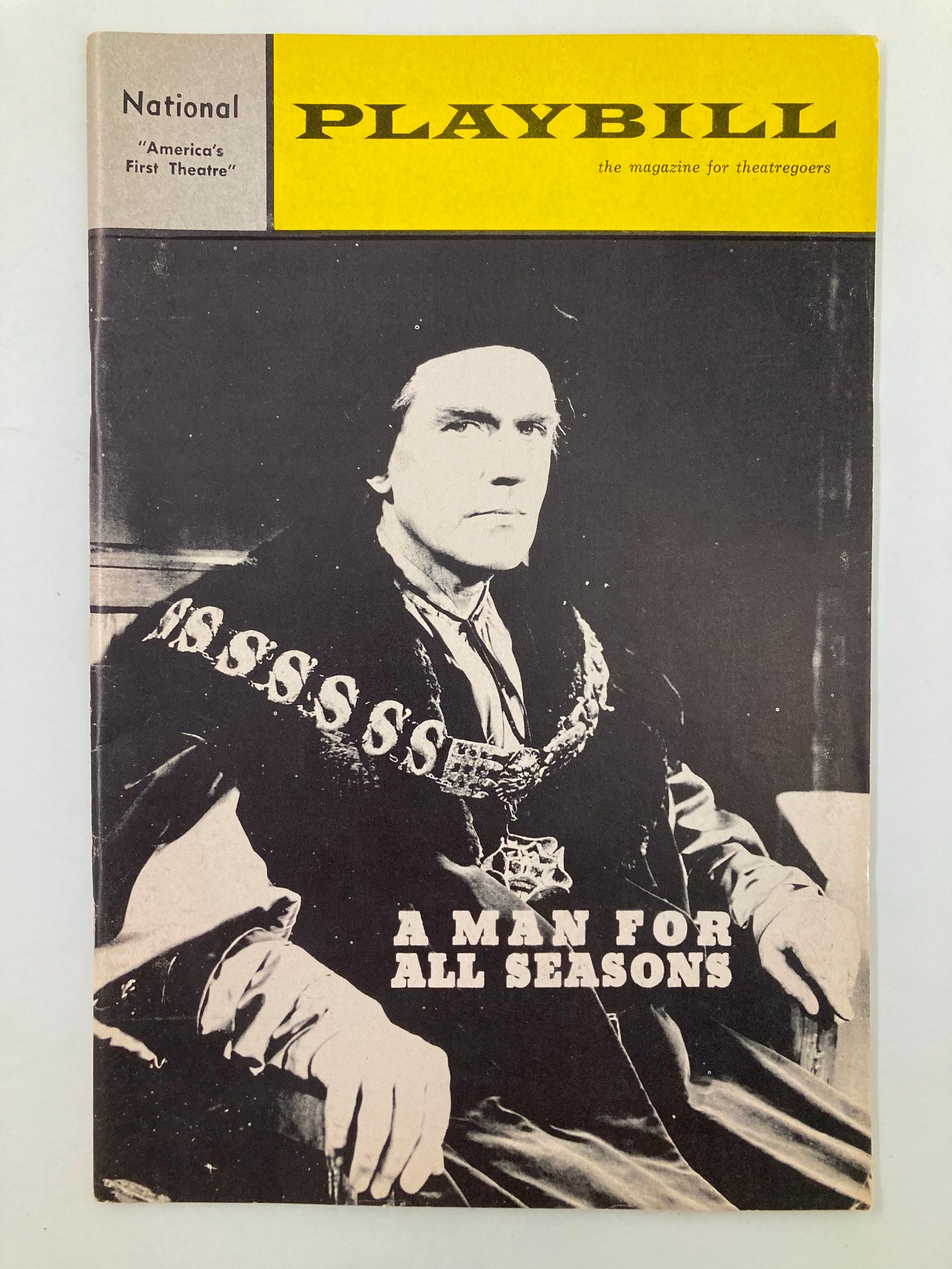 1964 Playbill National Theatre William Roderick in A Man For All Seasons