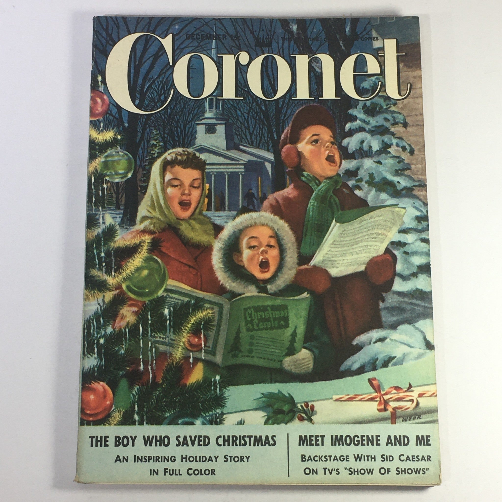 VTG Coronet Magazine December 1951 - Backstage with Sid Caesar / Imogene and Me