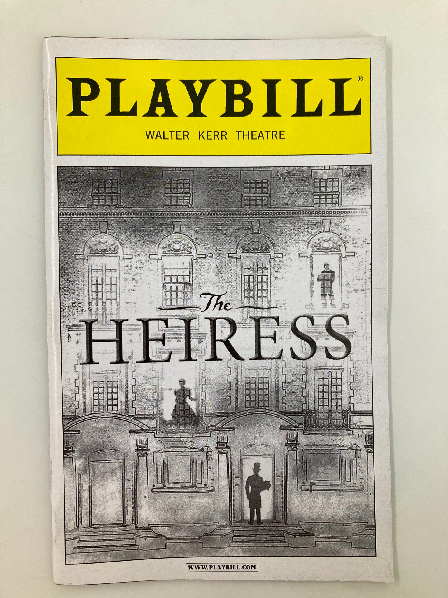 2012 Playbill Walter Kerr Theatre Jessica Chastain Dan Stevens in The Heiress VG