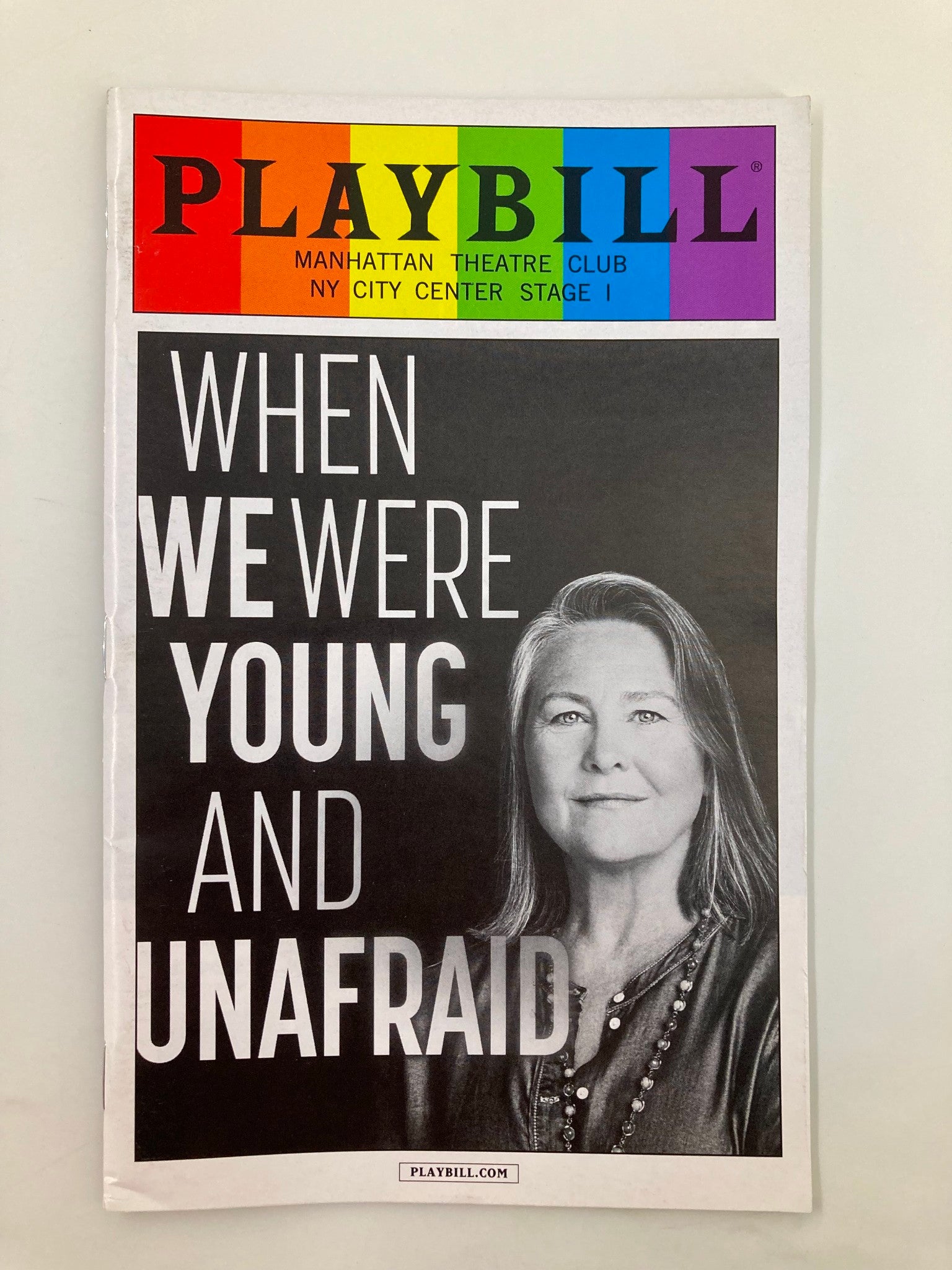 2014 Playbill Manhattan Theatre Club Zoe Kazan When We Were Young and Unafraid