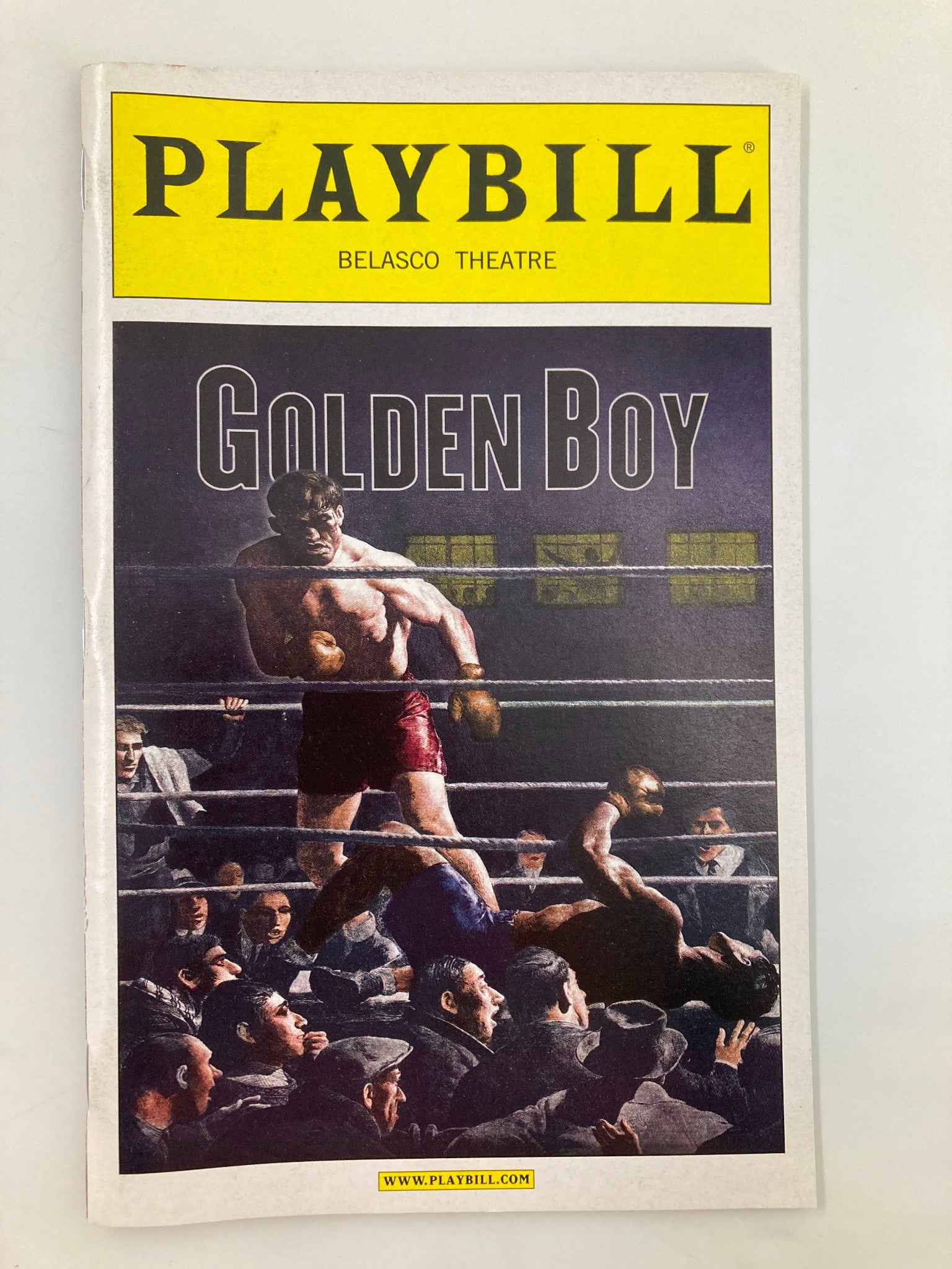 2012 Playbill Belasco Theatre Michael Aranov, Sean Cullen in Golden Boy VG