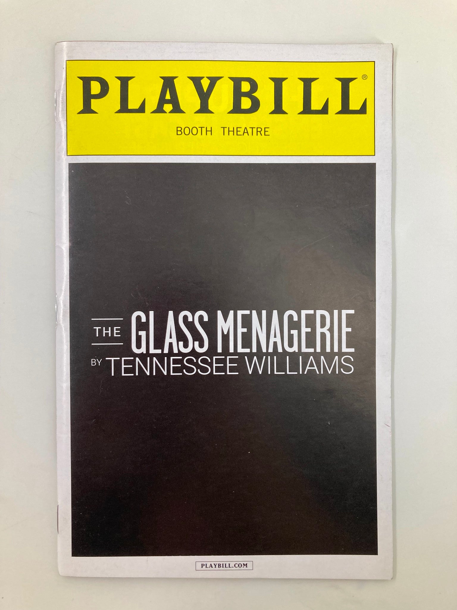 2013 Playbill Booth Theatre Zachary Quinto in The Glass Menagerie VG