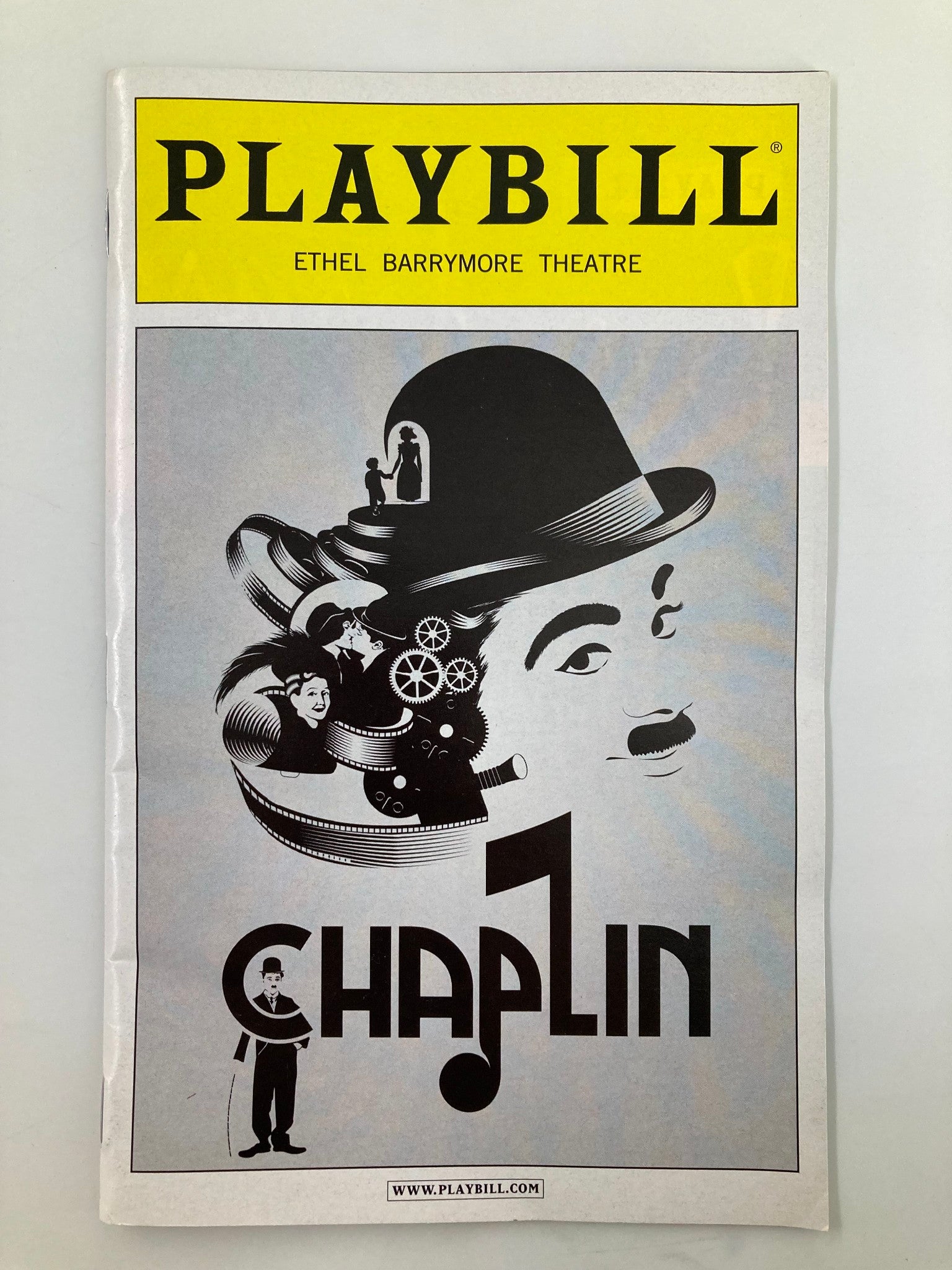 2012 Playbill Ethel Barrymore Theatre Jim Borstelmann in Chaplin The Musical VG