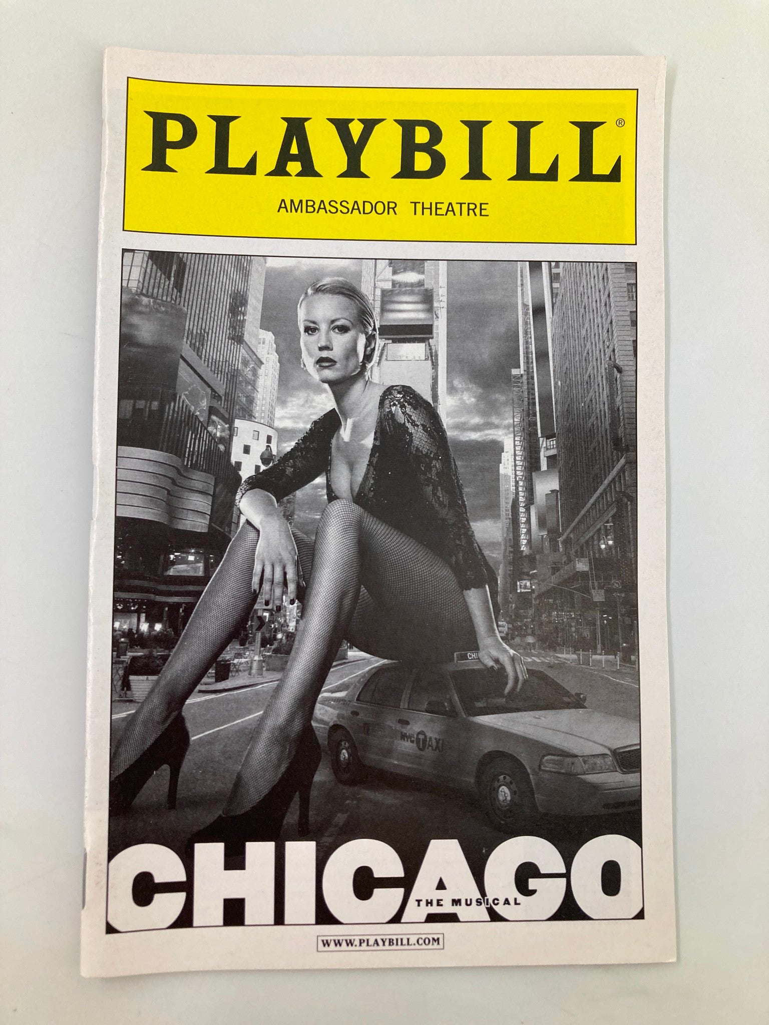 2011 Playbill Ambassador Theater Kara DioGuardi, Amra-Faye Wright in Chicago VG