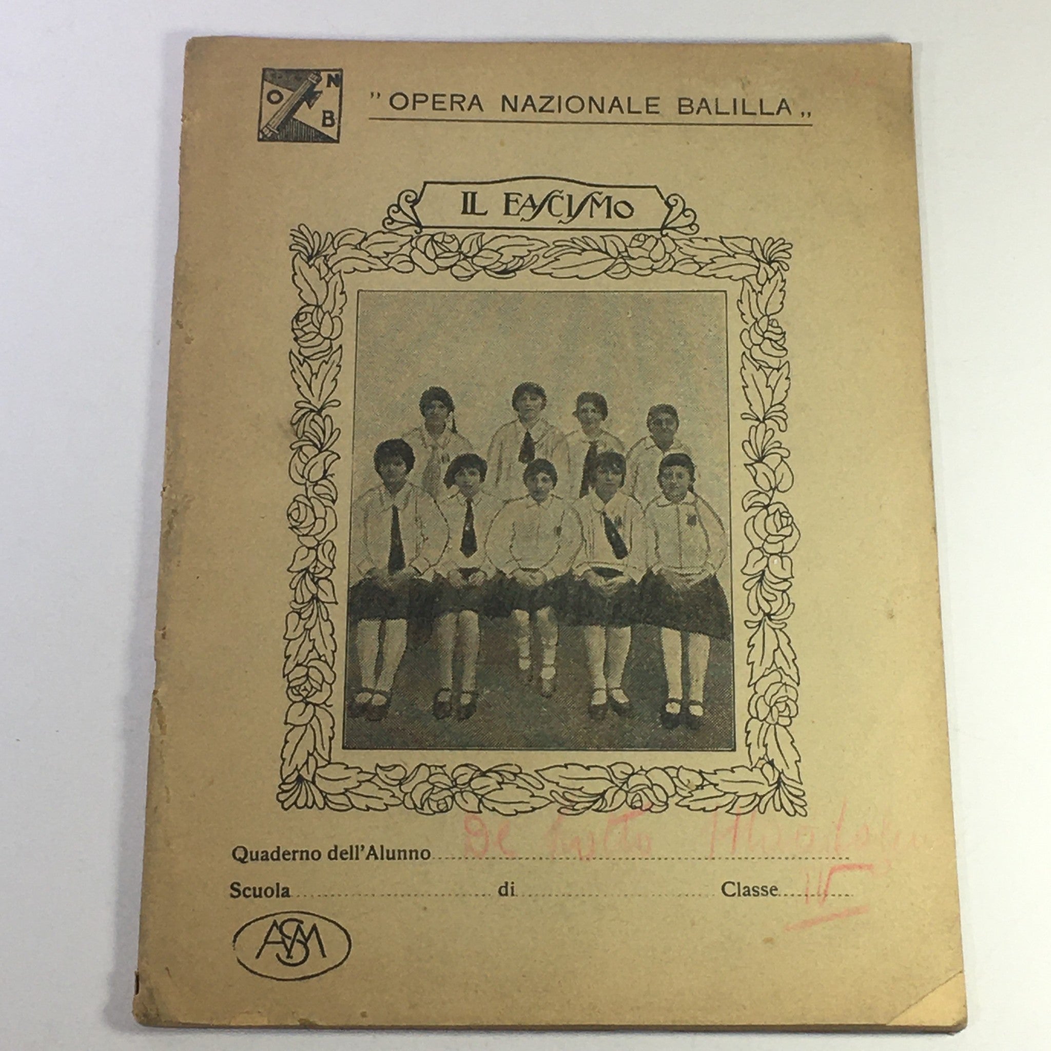 VTG 1932 Opera Nazionale Balilla Il Fascismo by Maria Pezze' Pascolato