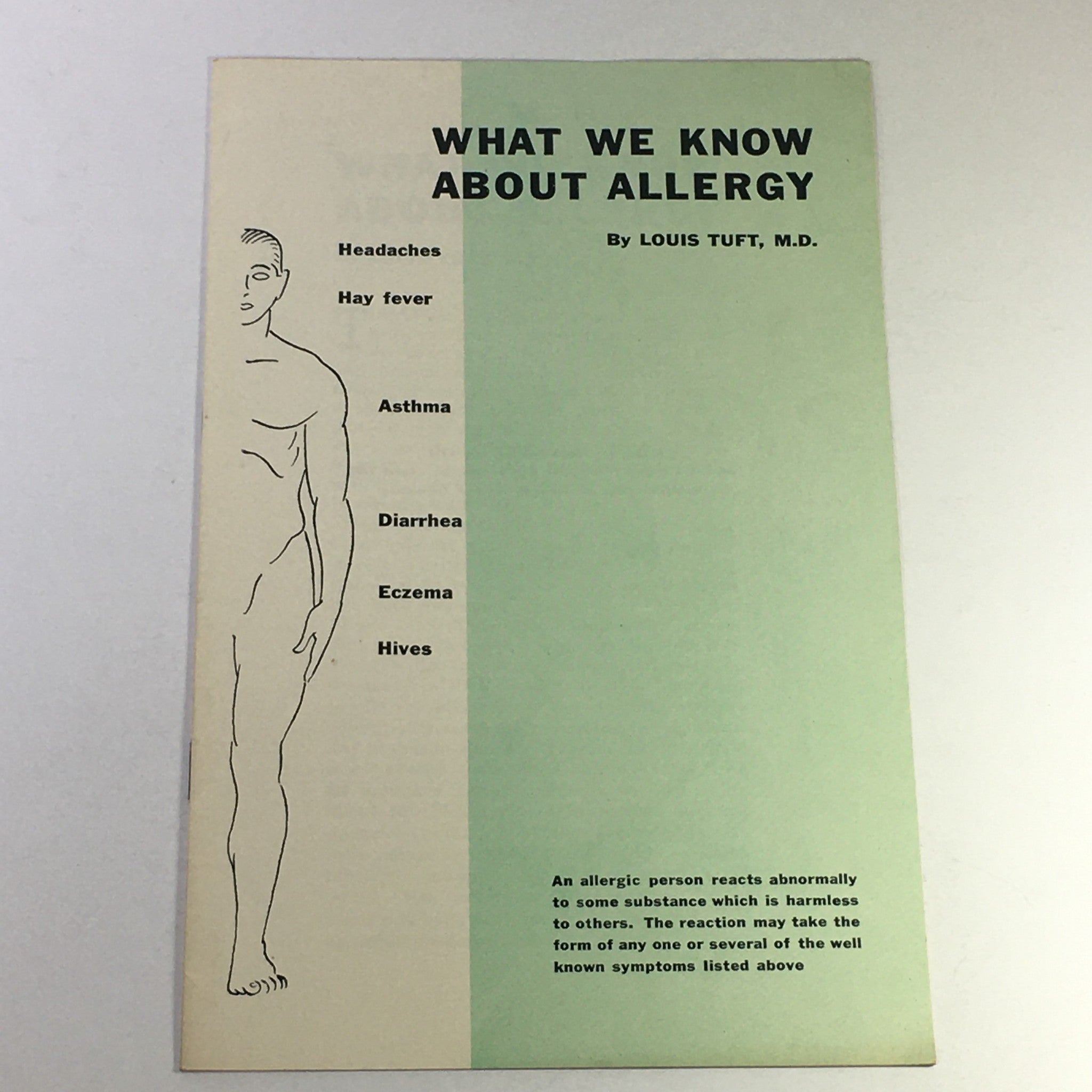 VTG May 1951 The Health Magazine - What We Know About Allergy by Louis Tuft M.D.