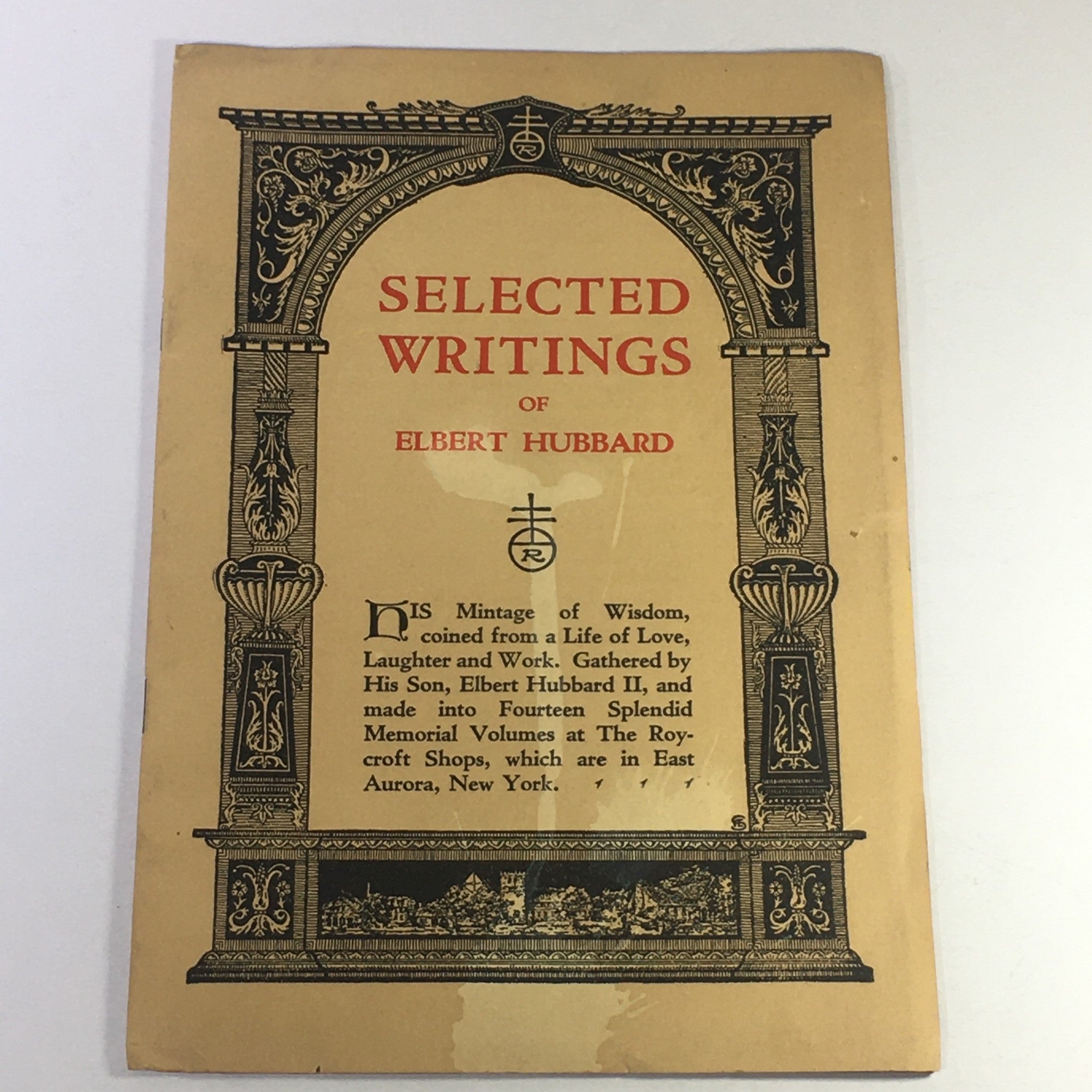 VTG January 1922 - Selected Writings of Elbert Hubbard Volume I-XIV Complete