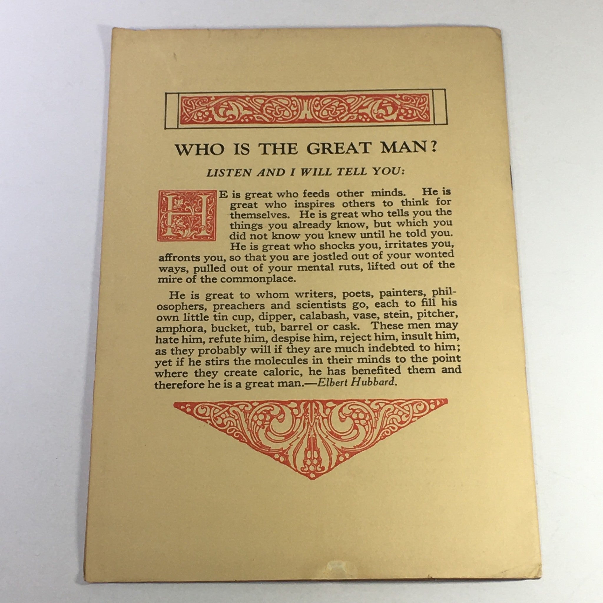 VTG January 1922 - Selected Writings of Elbert Hubbard Volume I-XIV Complete