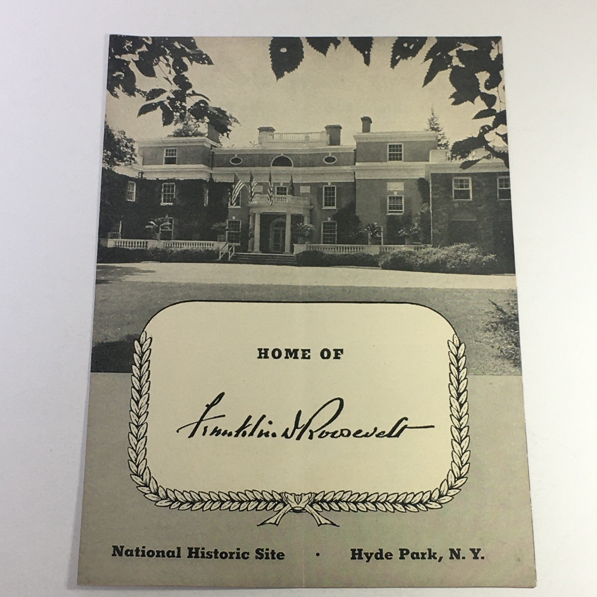 1951 Home of Franklin D. Roosevelt National Historic Site Brochure reprint