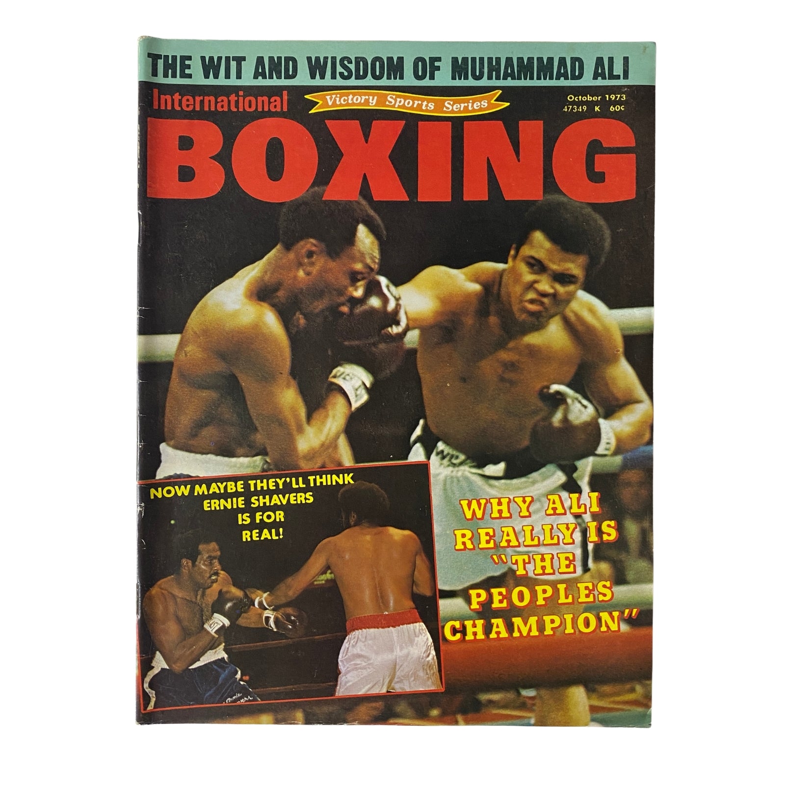 International Boxing Magazine October 1973 Muhammad Ali Cover No Label VG