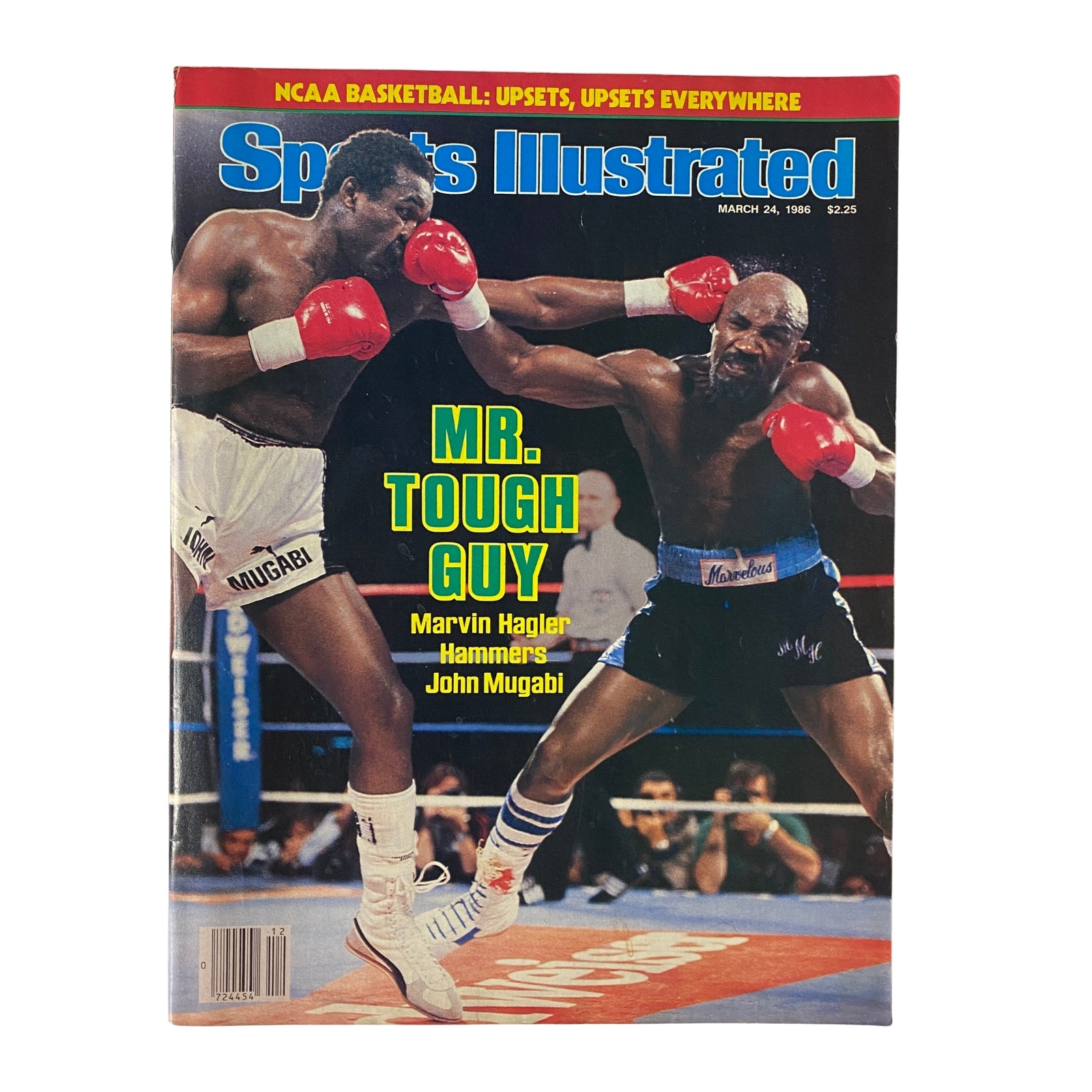 Sports Illustrated Magazine March 24, 1986 Marvin Hagler John Mugabi No Label VG
