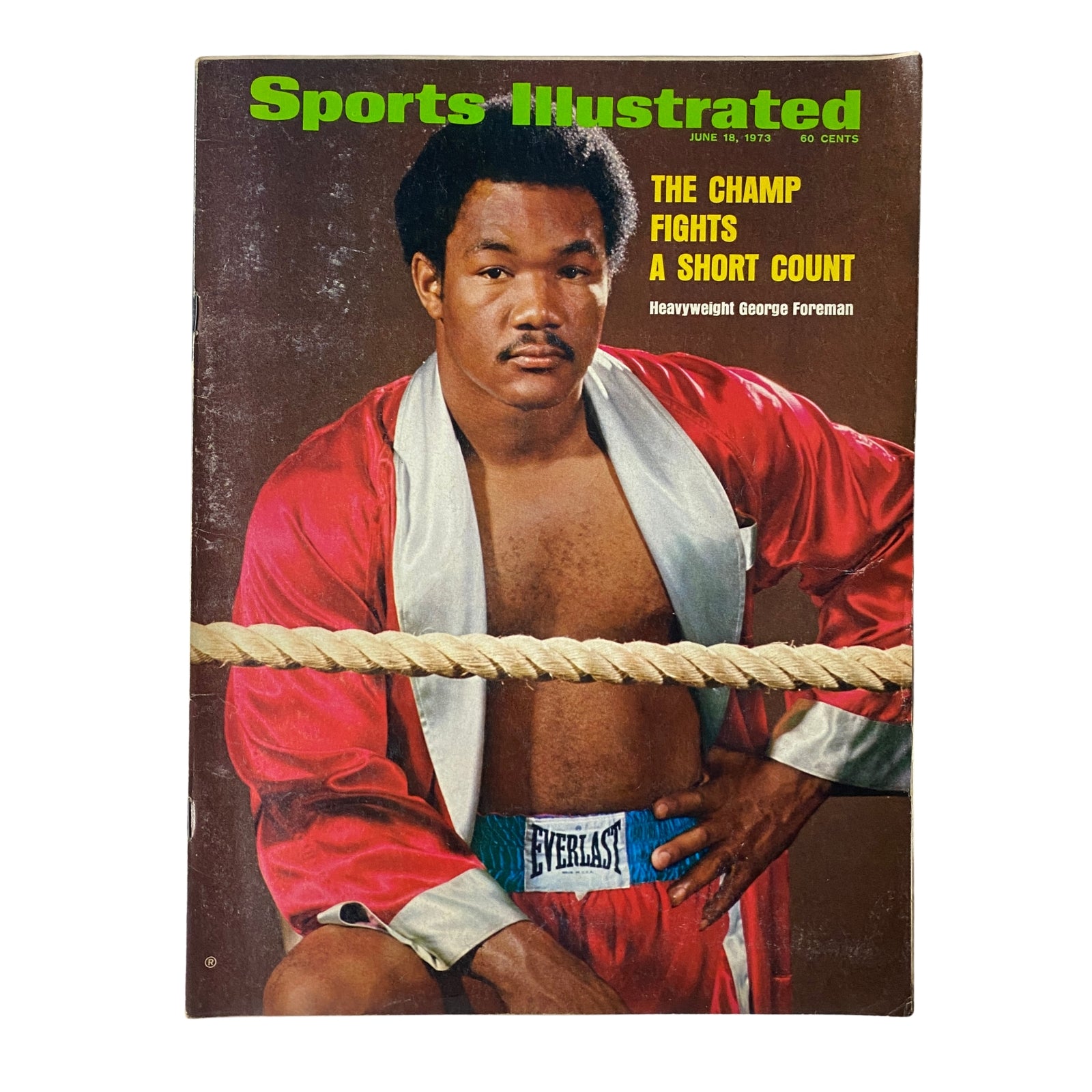 Sports Illustrated Magazine June 18, 1973 George Foreman Cover No Label