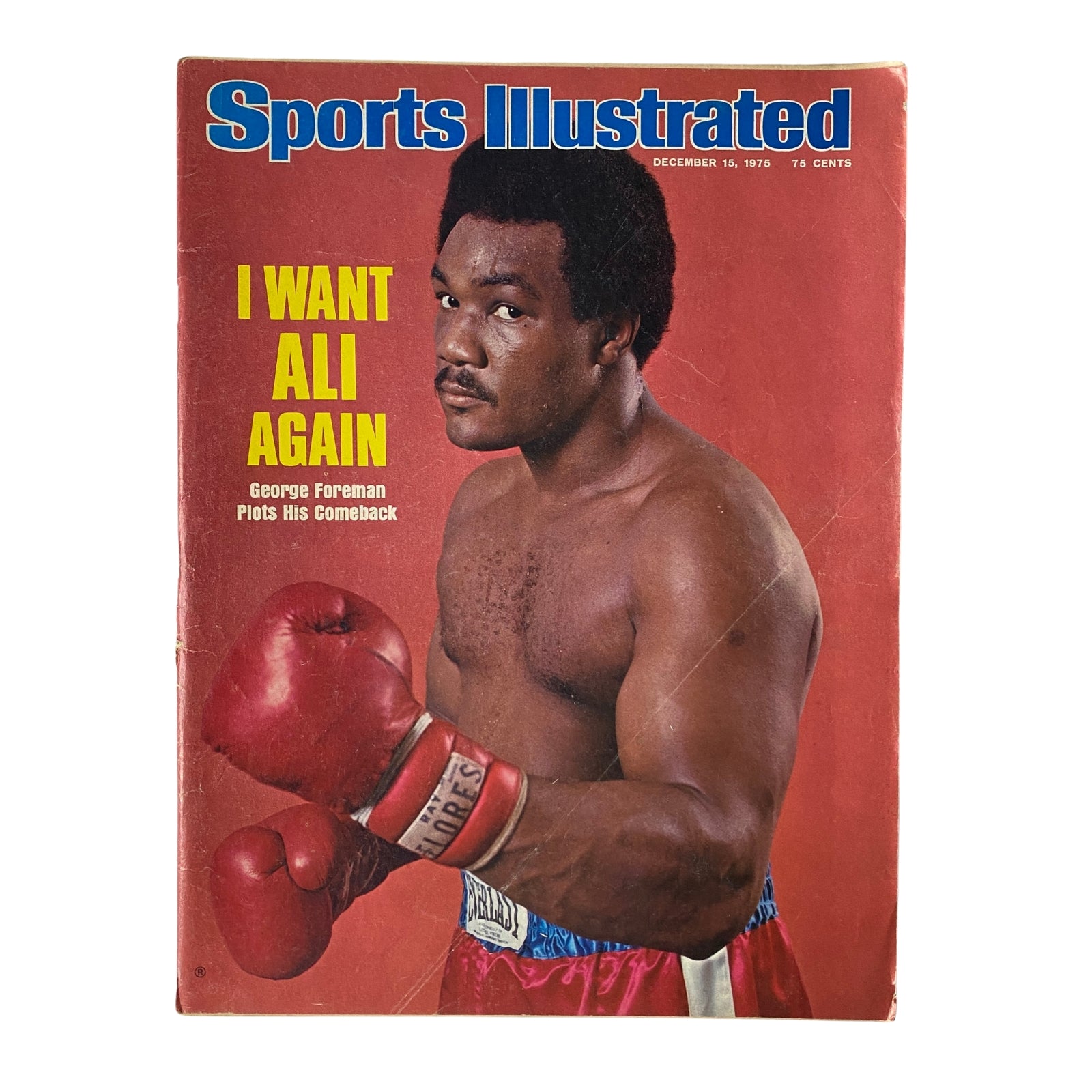 Sports Illustrated Magazine December 15, 1975 George Foreman Cover No Label