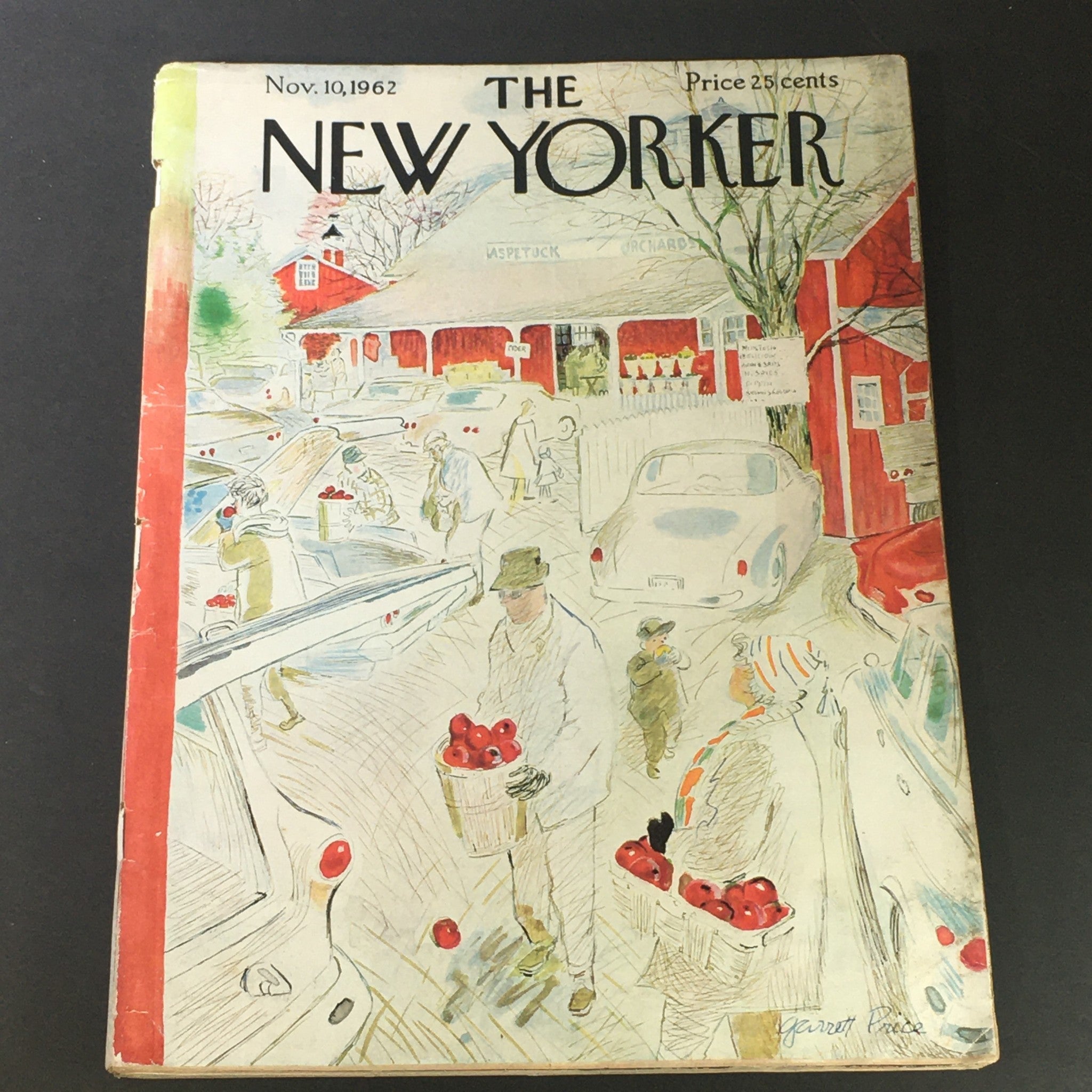 VTG The New Yorker November 10 1962 - Full Magazine Theme Cover Garrett Price