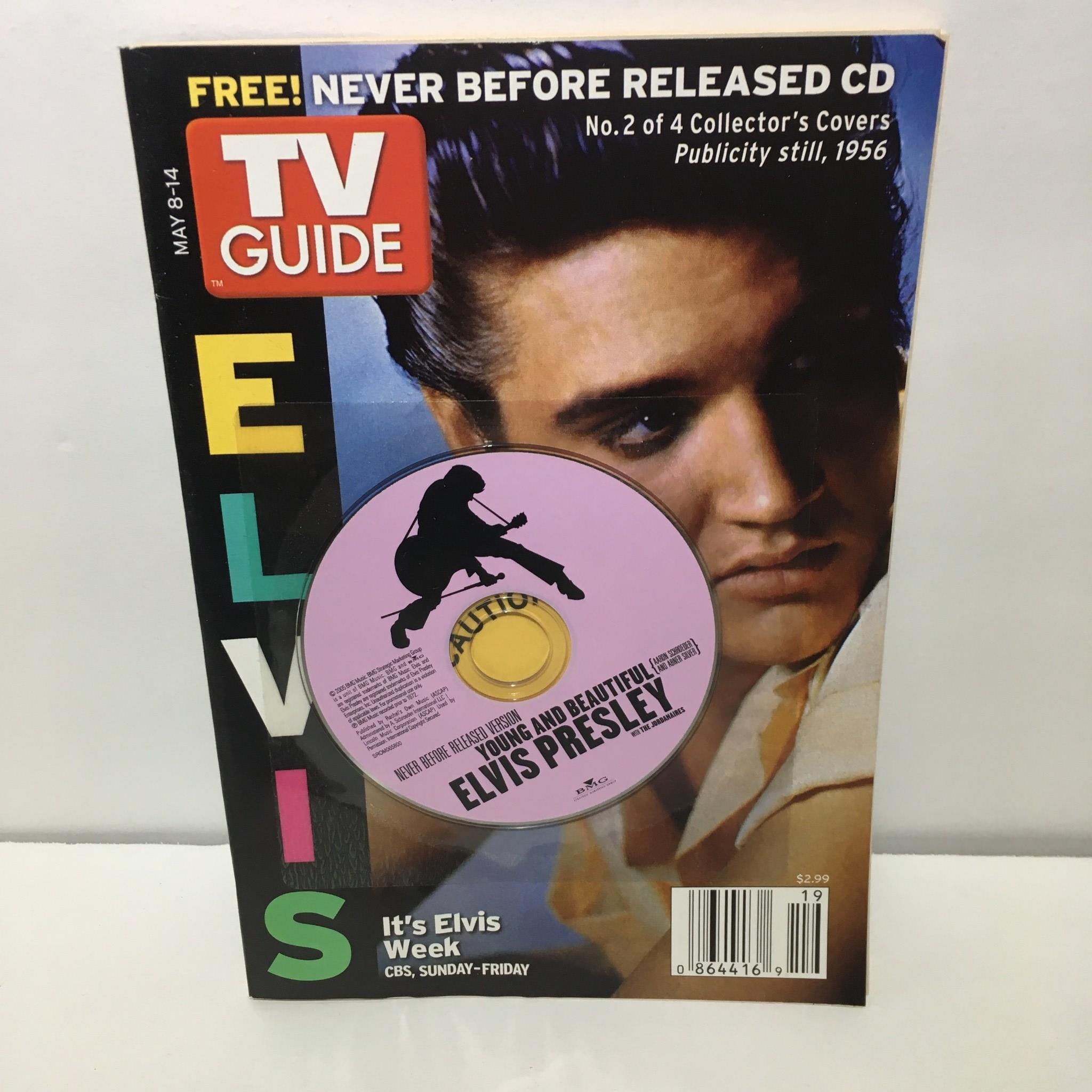 TV Guide May 8-14 2005 Elvis Presley Young and Beautiful