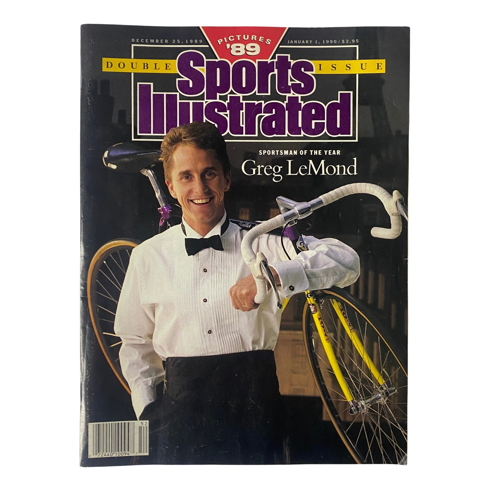 Sports Illustrated Magazine December 25, 1989 Greg LeMond Cover No Label VG