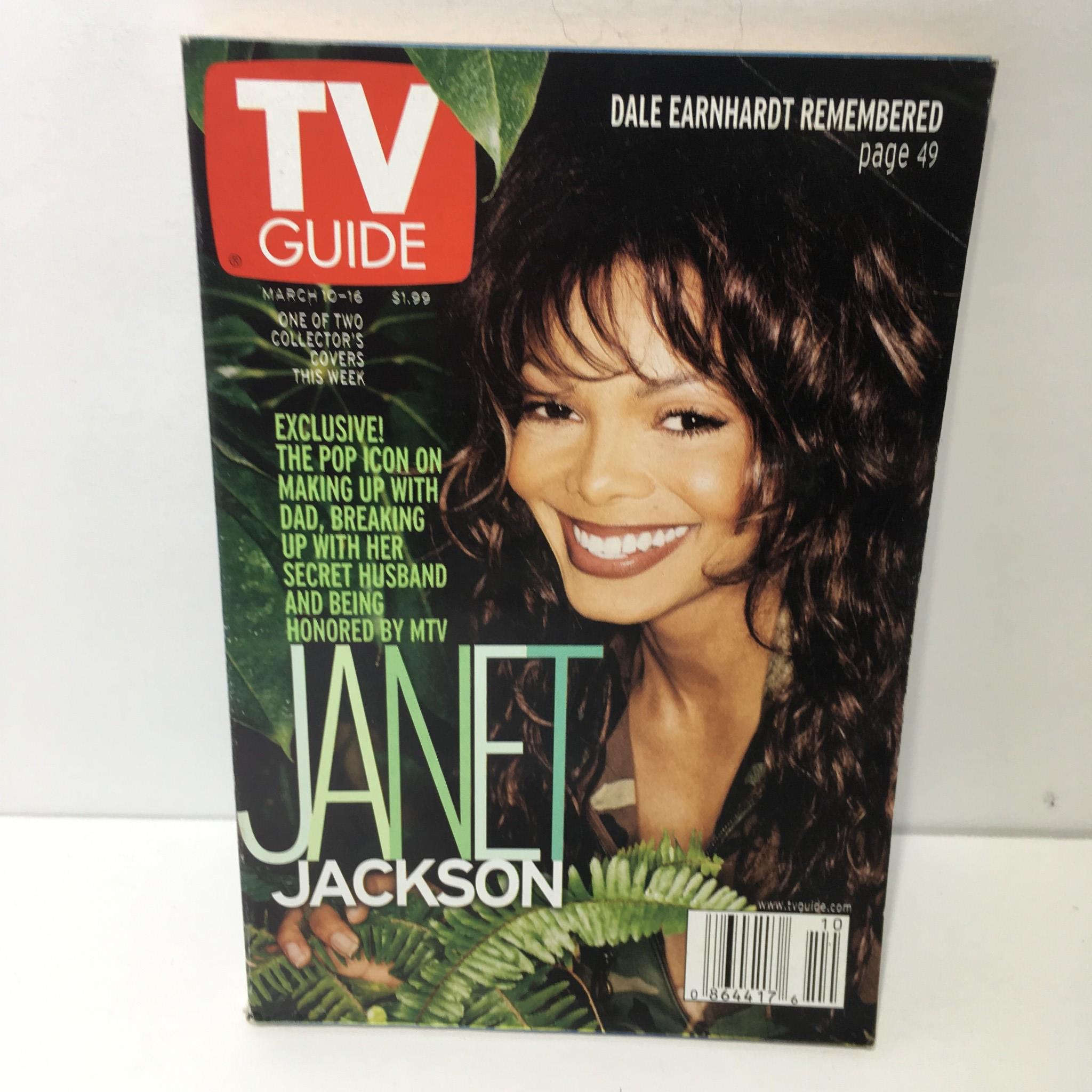 TV Guide March 10-16 2001 The Pop Icon Janet Jackson