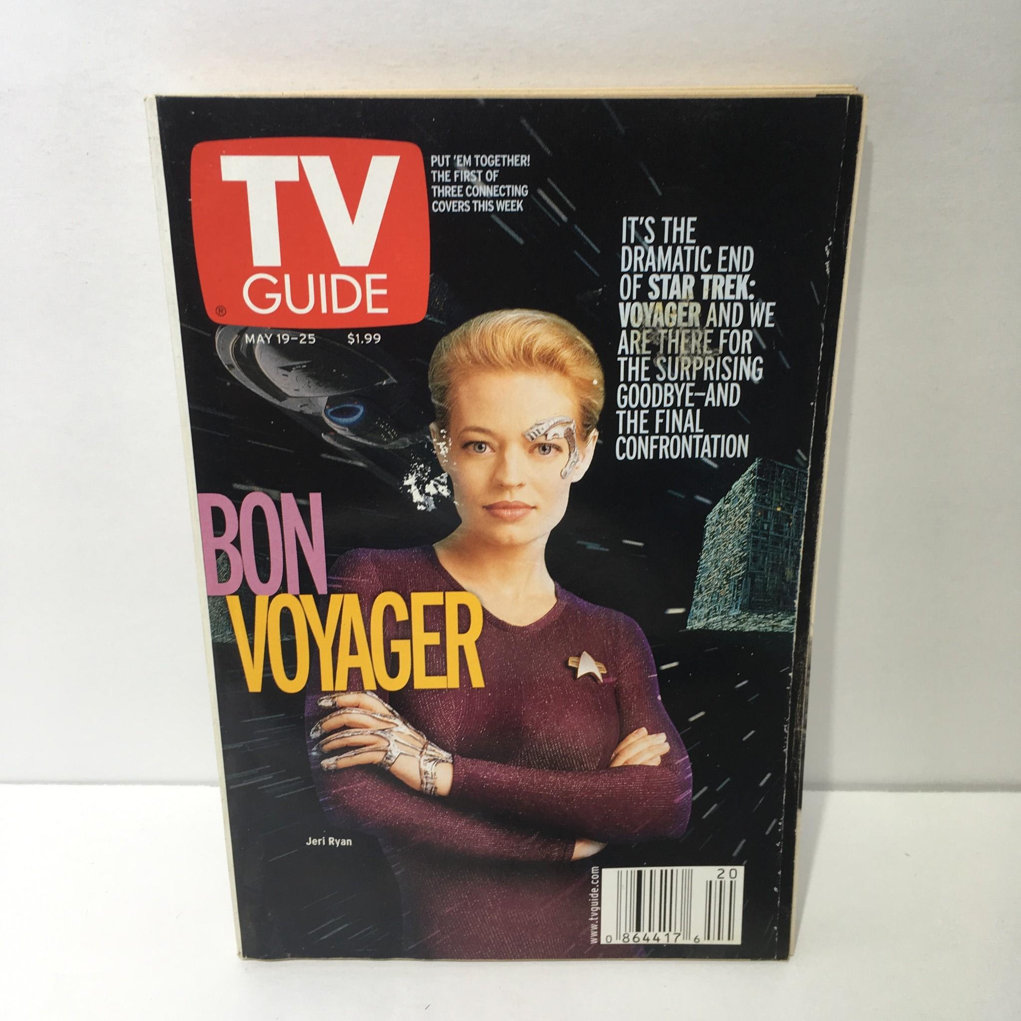 TV Guide May 19-25 2001 Bon Voyager Jeri Ryan