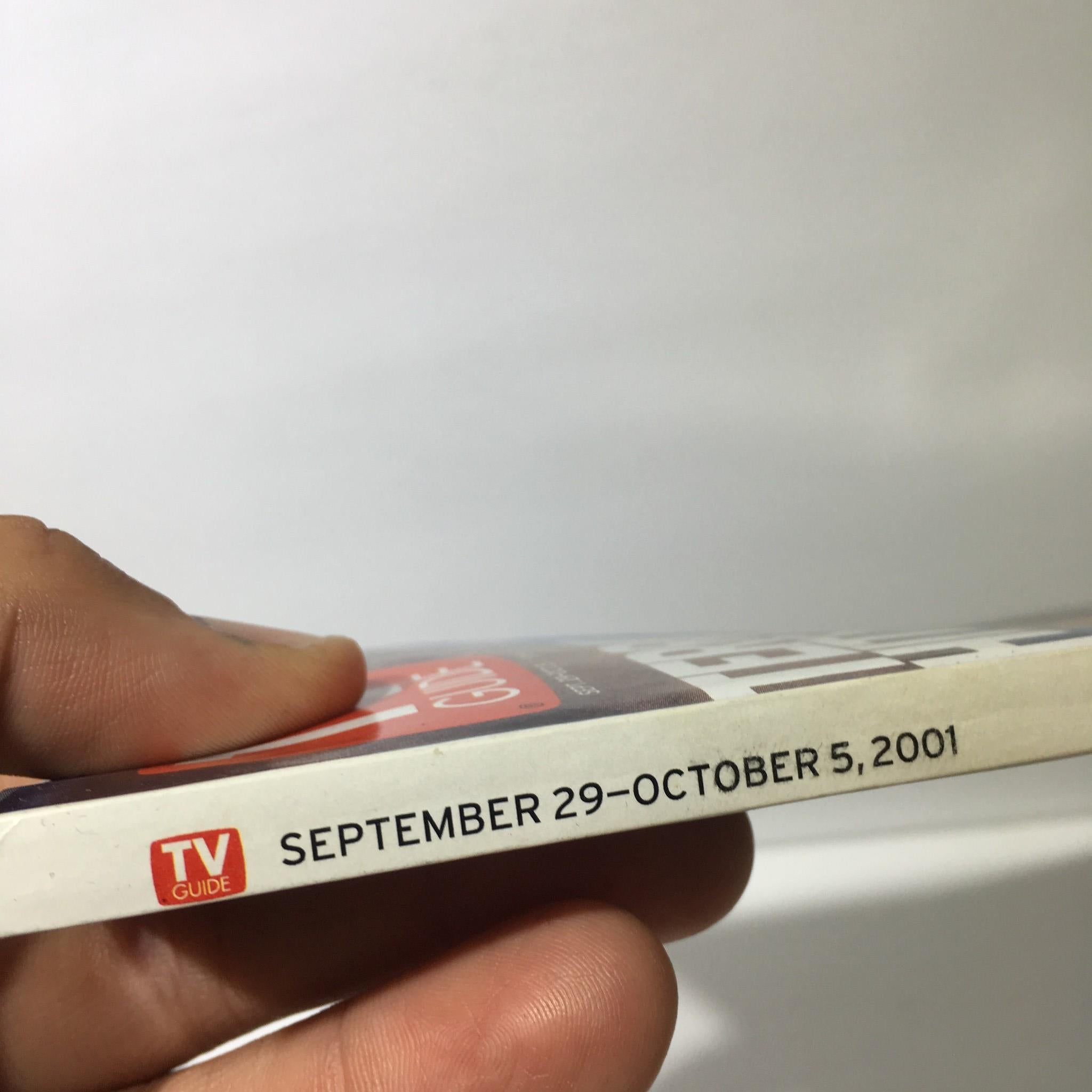 TV Guide Sept 29-Oct 5 2001 New York City Trade Center Attacks Cover