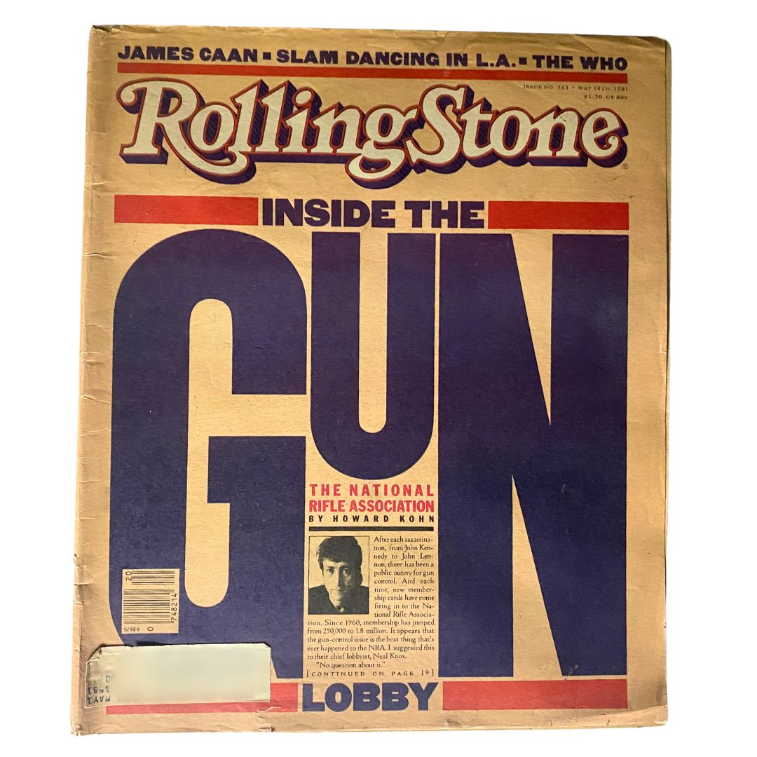 VTG Rolling Stone Magazine May 14 1981 No. 343 The National Rifle Association