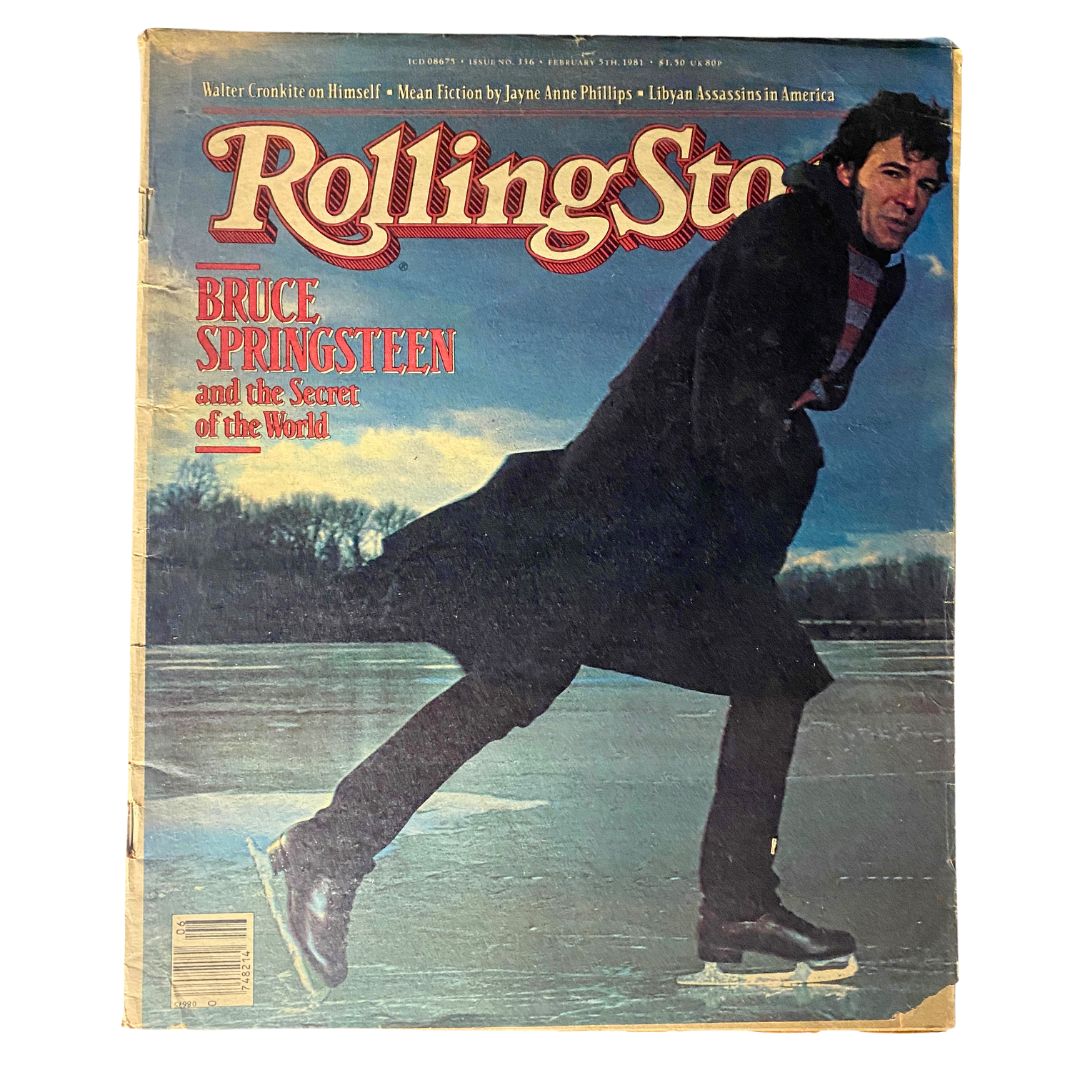 VTG Rolling Stone Magazine February 5 1981 No. 336 Bruce Springsteen No Label