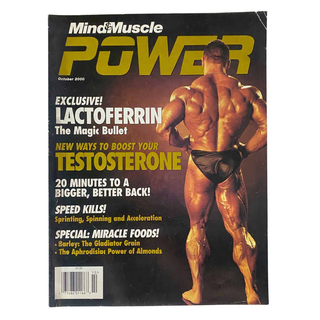 Mind & Muscle Power Magazine October 2000 Lactoferrin The Magic Bullet No Label