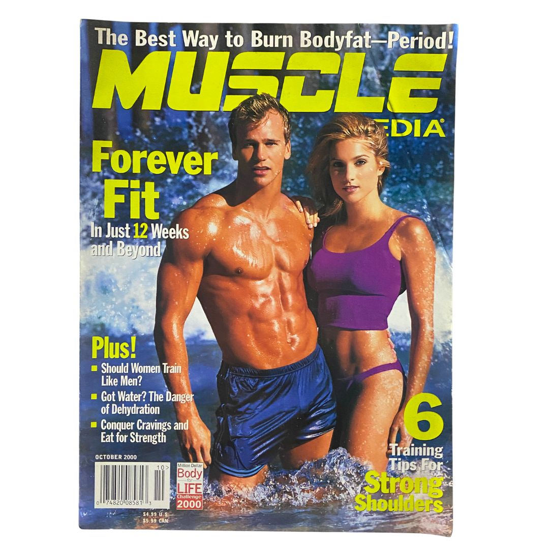 Muscle Media Magazine October 2000 Training Tips for Strong Shoulders No Label