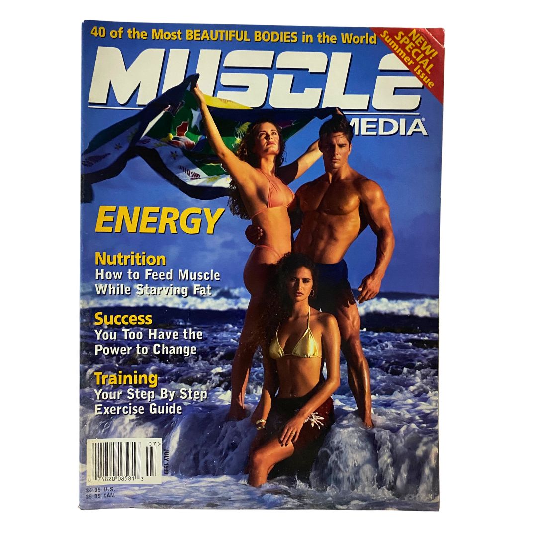 Muscle Media Magazine July 1999 You Step by Step Exercise Guide VG No Label