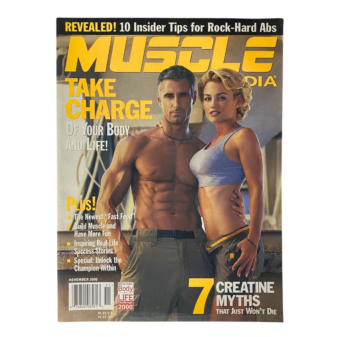 Muscle Media Magazine November 2000 Unlock The Champion Within VG No Label