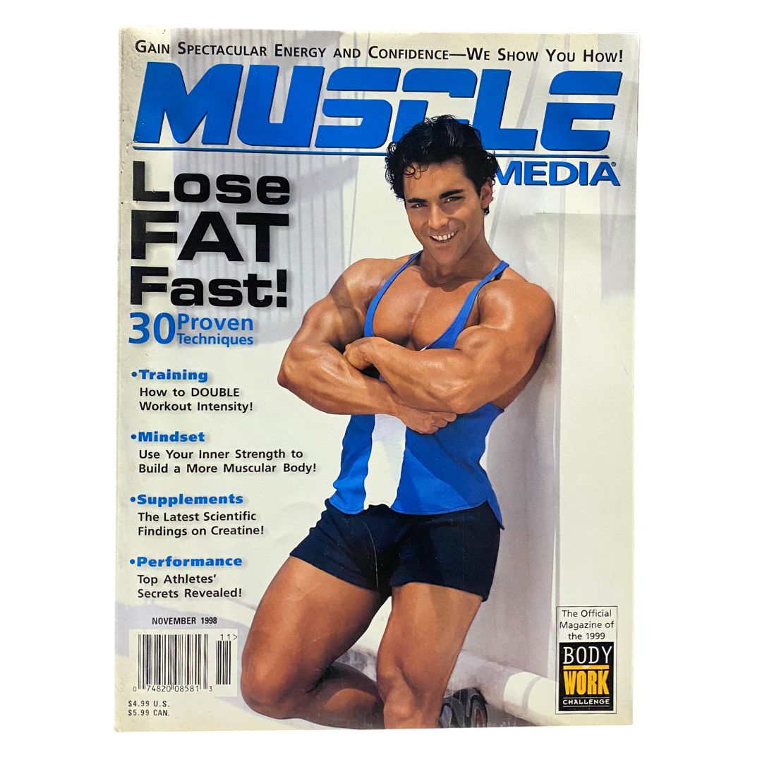 Muscle Media Magazine November 1998 How To Double Workout Intensity VG No Label