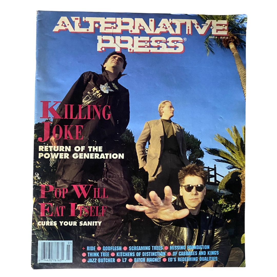 Alternative Press Magazine 1990 Killing Joke Return of Power Generation No Label