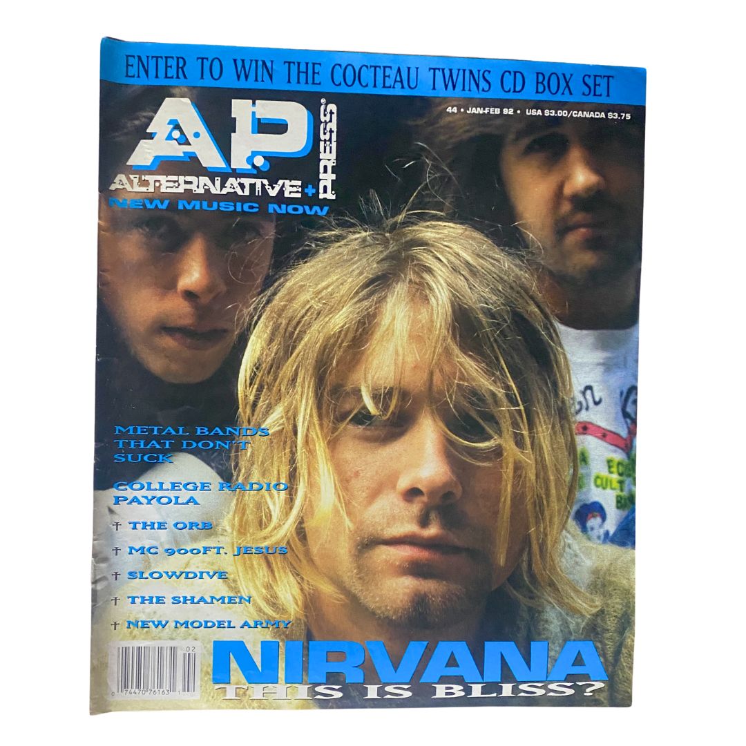 Alternative Press Magazine January 1992 No. 44 Nirvana This is Bliss? No Label