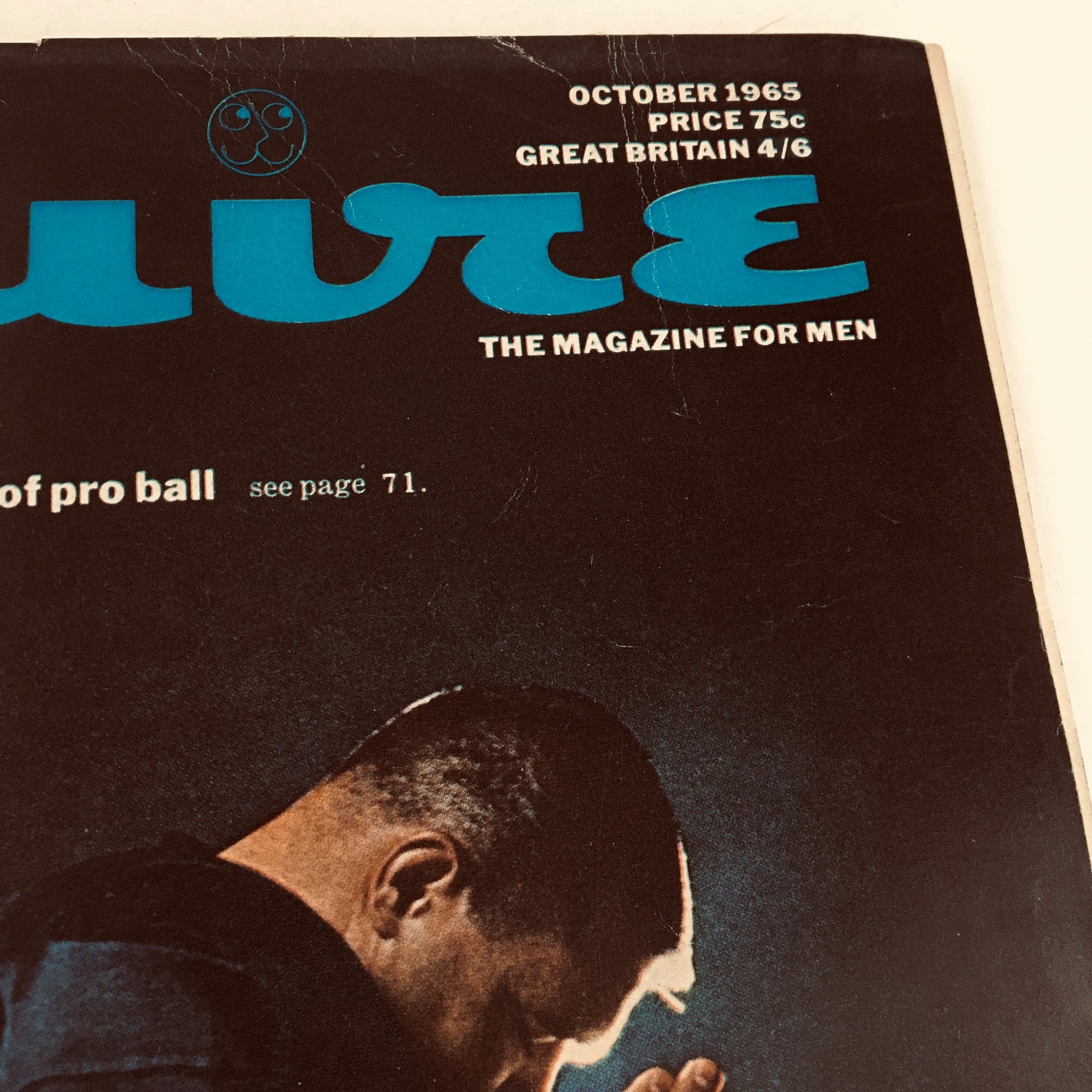 Esquire Magazine October 1965 Pro-Football The American War Game No Label