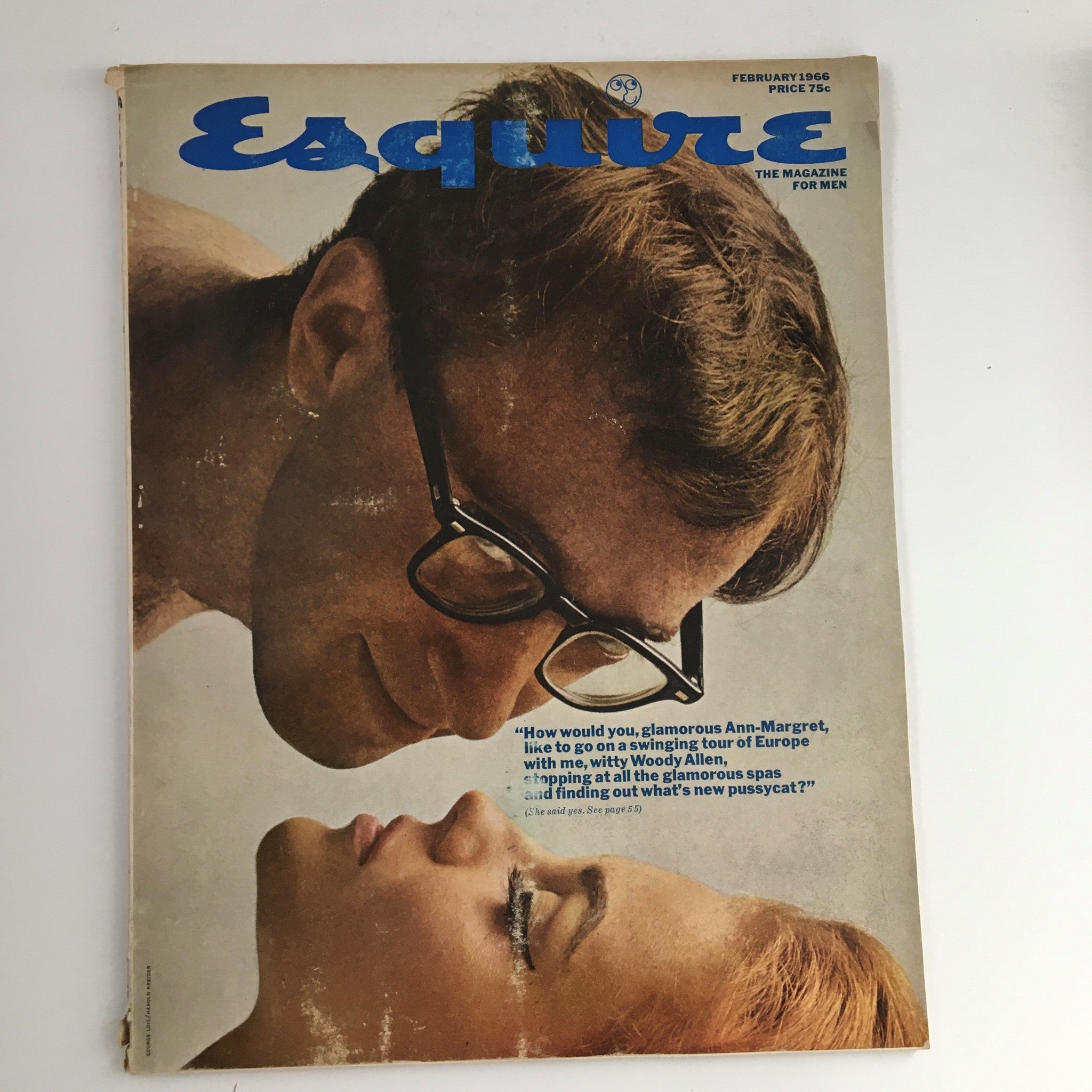 Esquire Magazine February 1966 Glamorous Ann-Margret & Woody Allen No Label