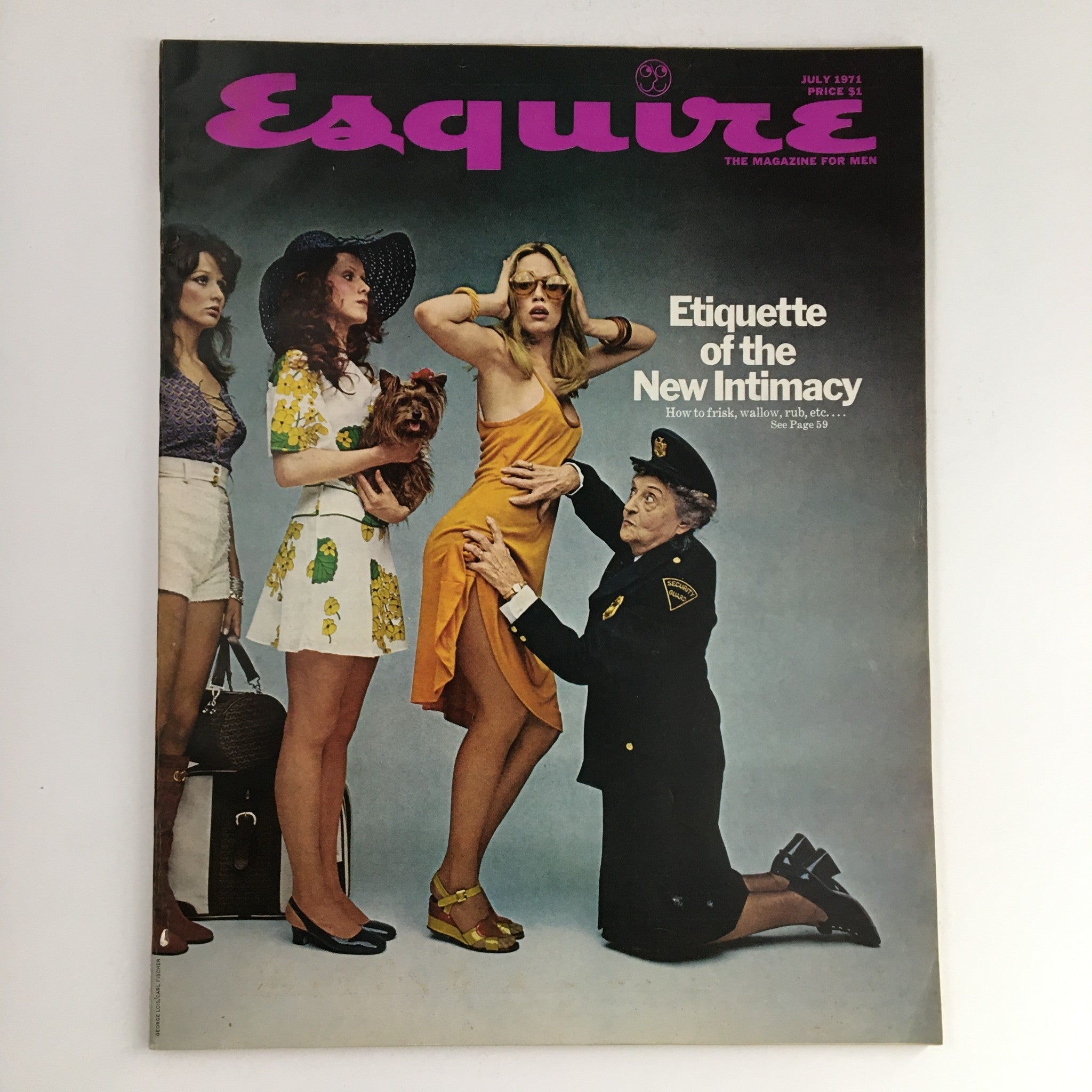 Esquire Magazine July 1971 Etiquette of the New Intimacy How To Frisk No Label