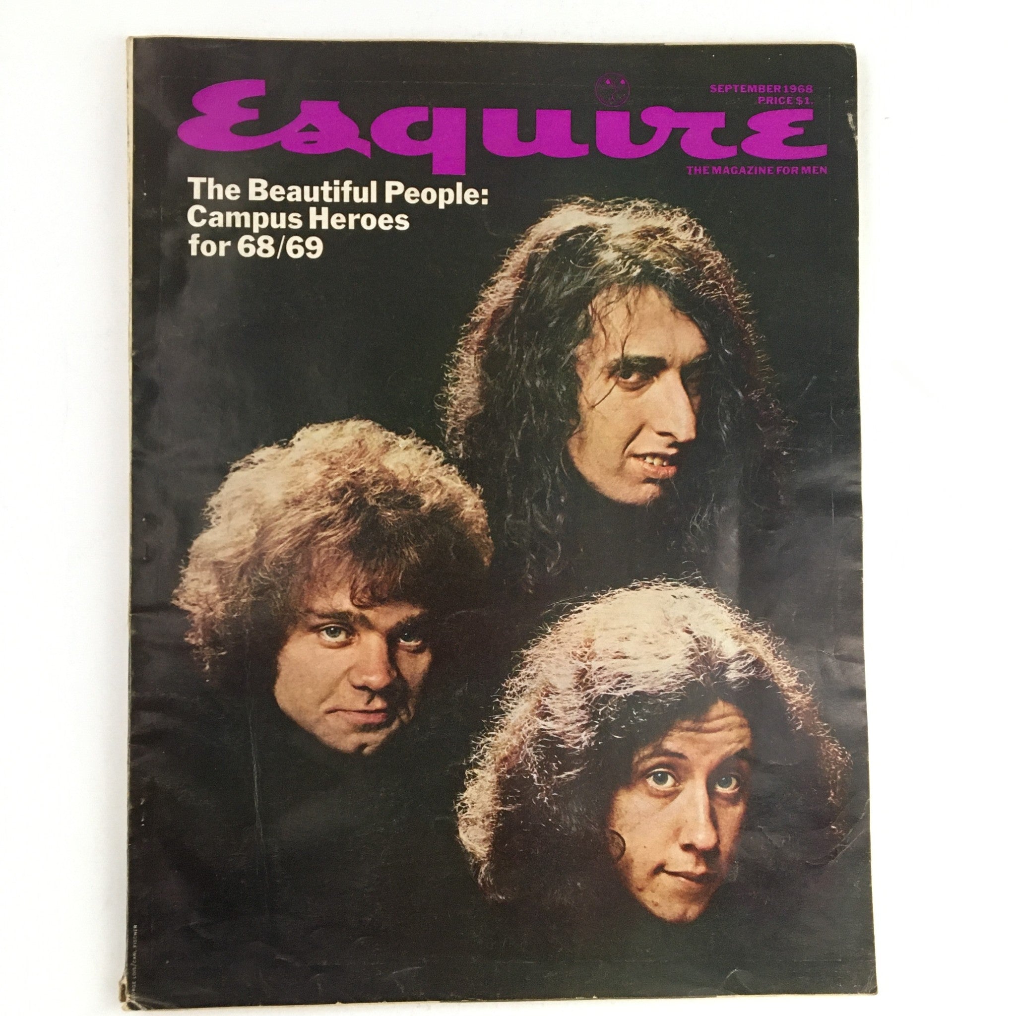 Esquire Magazine September 1968 The Beautiful People Campus Heroes No Label