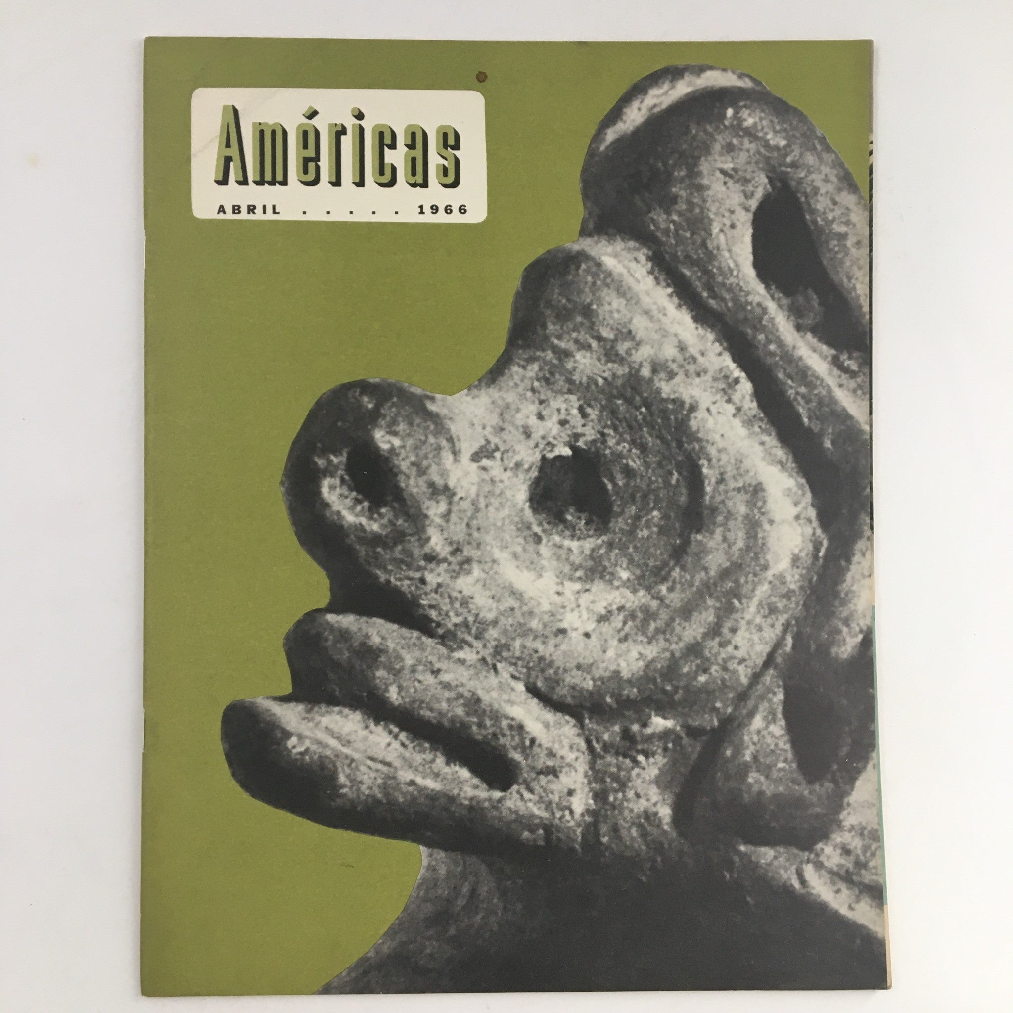 Americas Magazine Abril April 1966 Vintage Artifact No Label