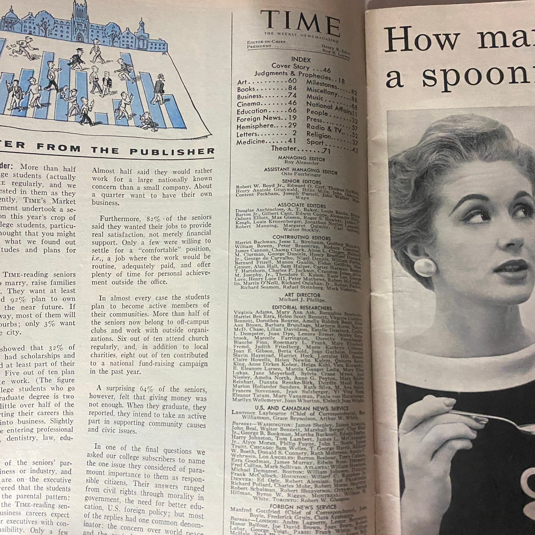 VTG Time Magazine January 31, 1955 Vol 65 No. 5 Grace Kelly Cover