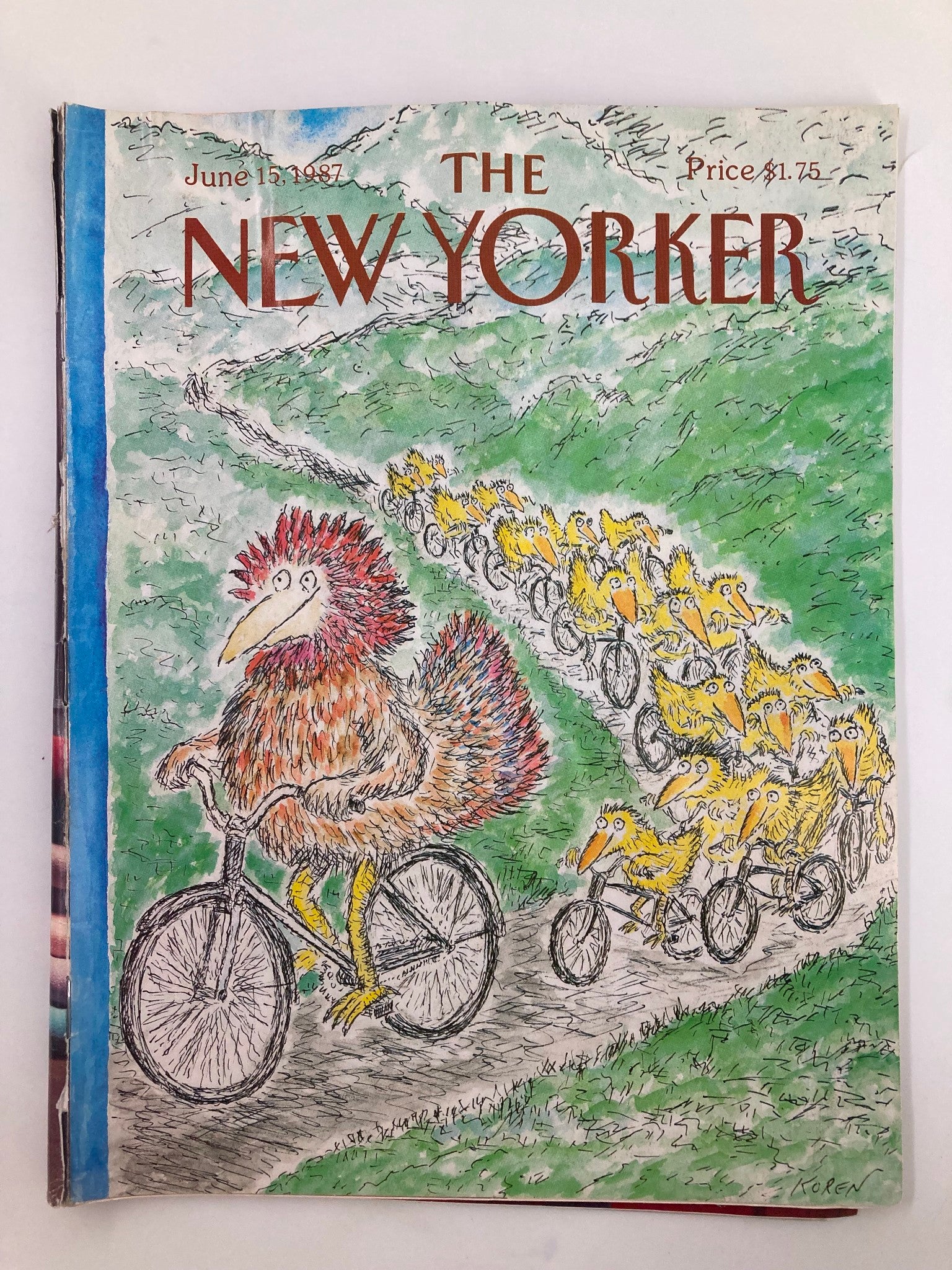 The New Yorker Full Magazine June 15 1987 Follow The Leader by Edward Koren