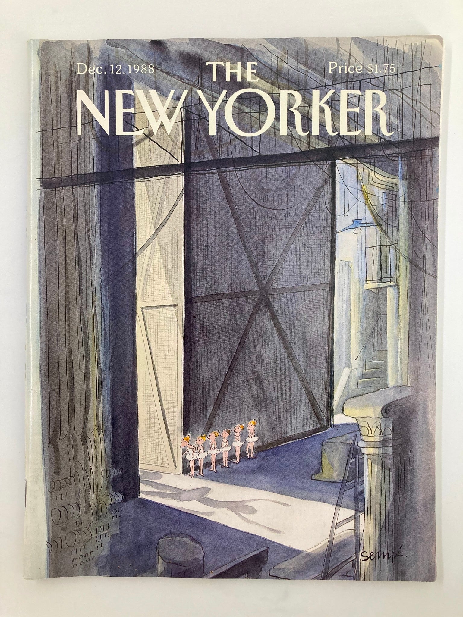 The New Yorker Full Magazine December 12 1988 Little Ballerinas by Jean-J Sempe