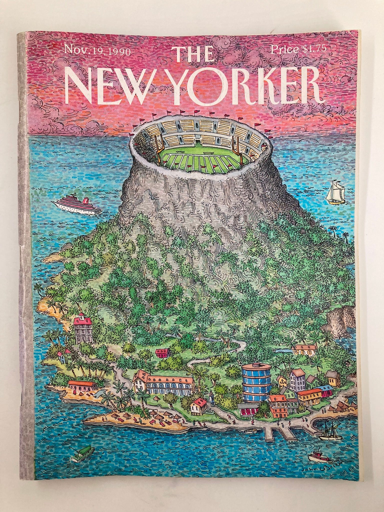 The New Yorker Full Magazine November 19 1990 Center of Attraction by J. O'Brien