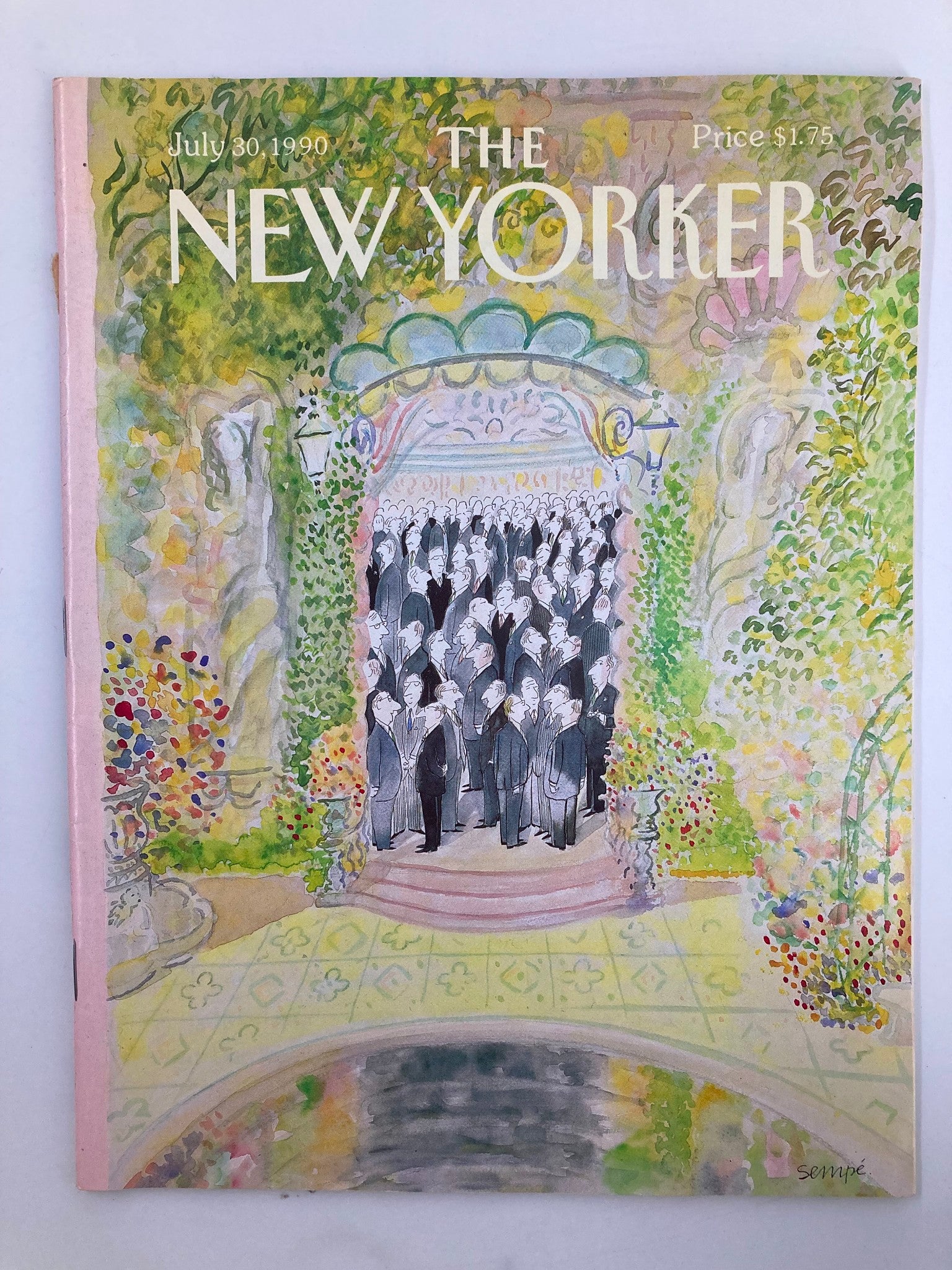 The New Yorker Full Magazine July 30 1990 Business Meeting by Jean-Jacques Sempe