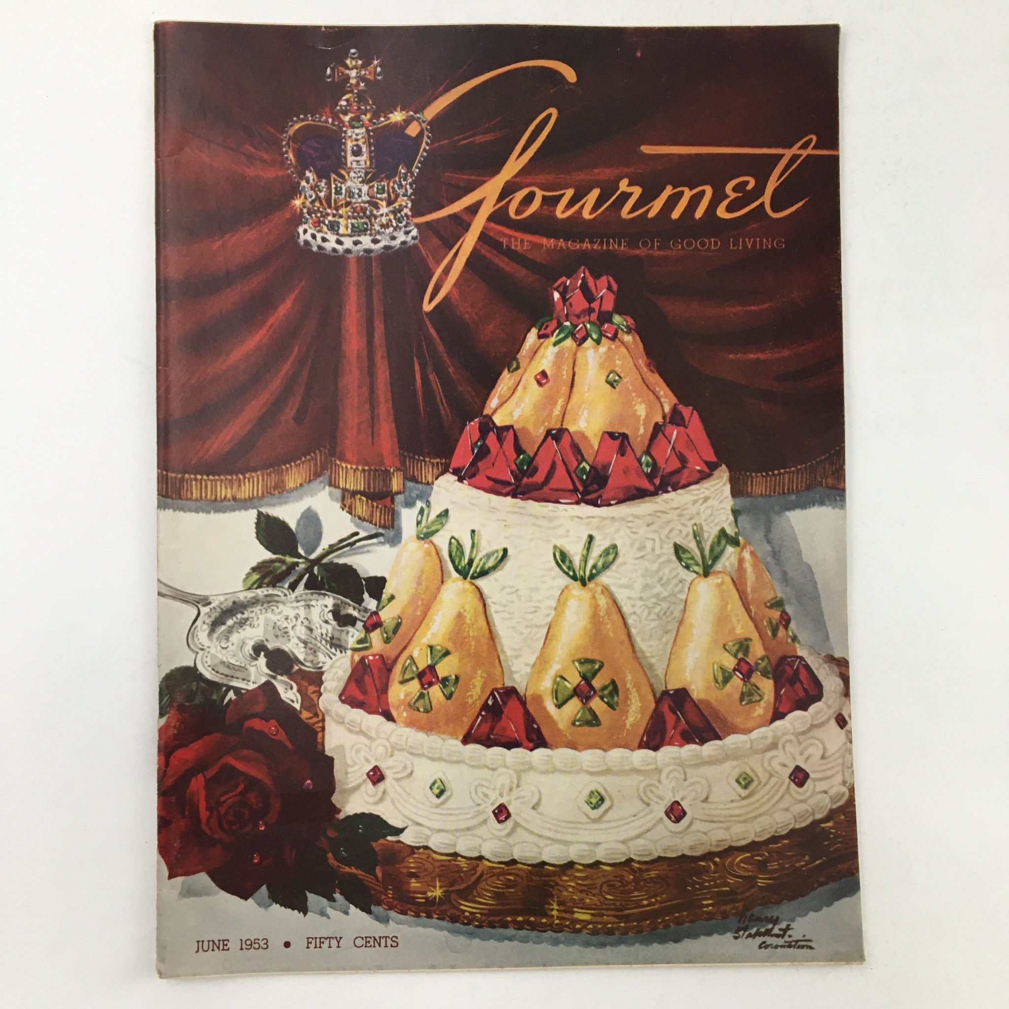 Gourmet Magazine June 1953 Vol. 13 No. 6 The Pea and The Princess No Label